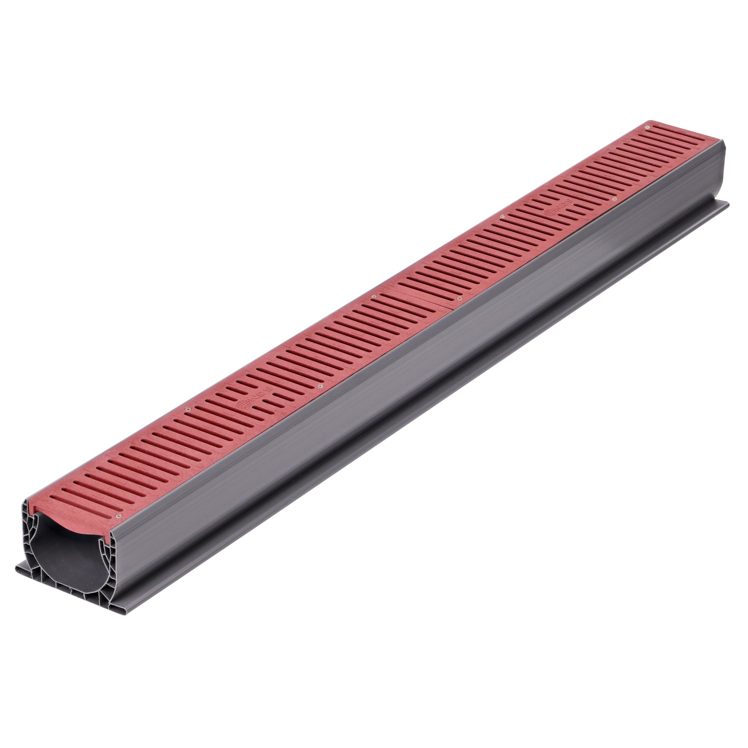 NDS 251 - 2FT Spee-D Channel Grate - Brick Red