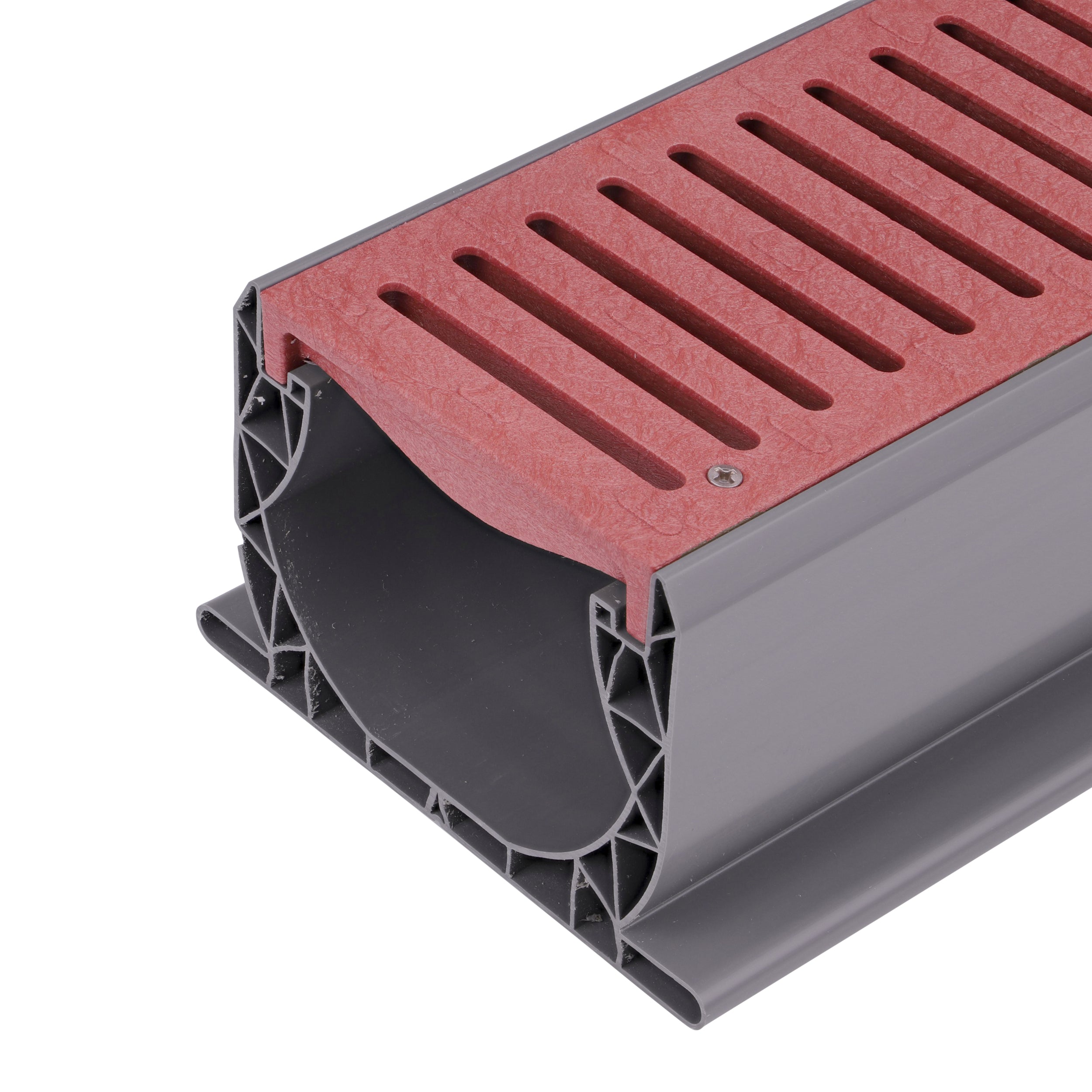 NDS 251 - 2FT Spee-D Channel Grate - Brick Red