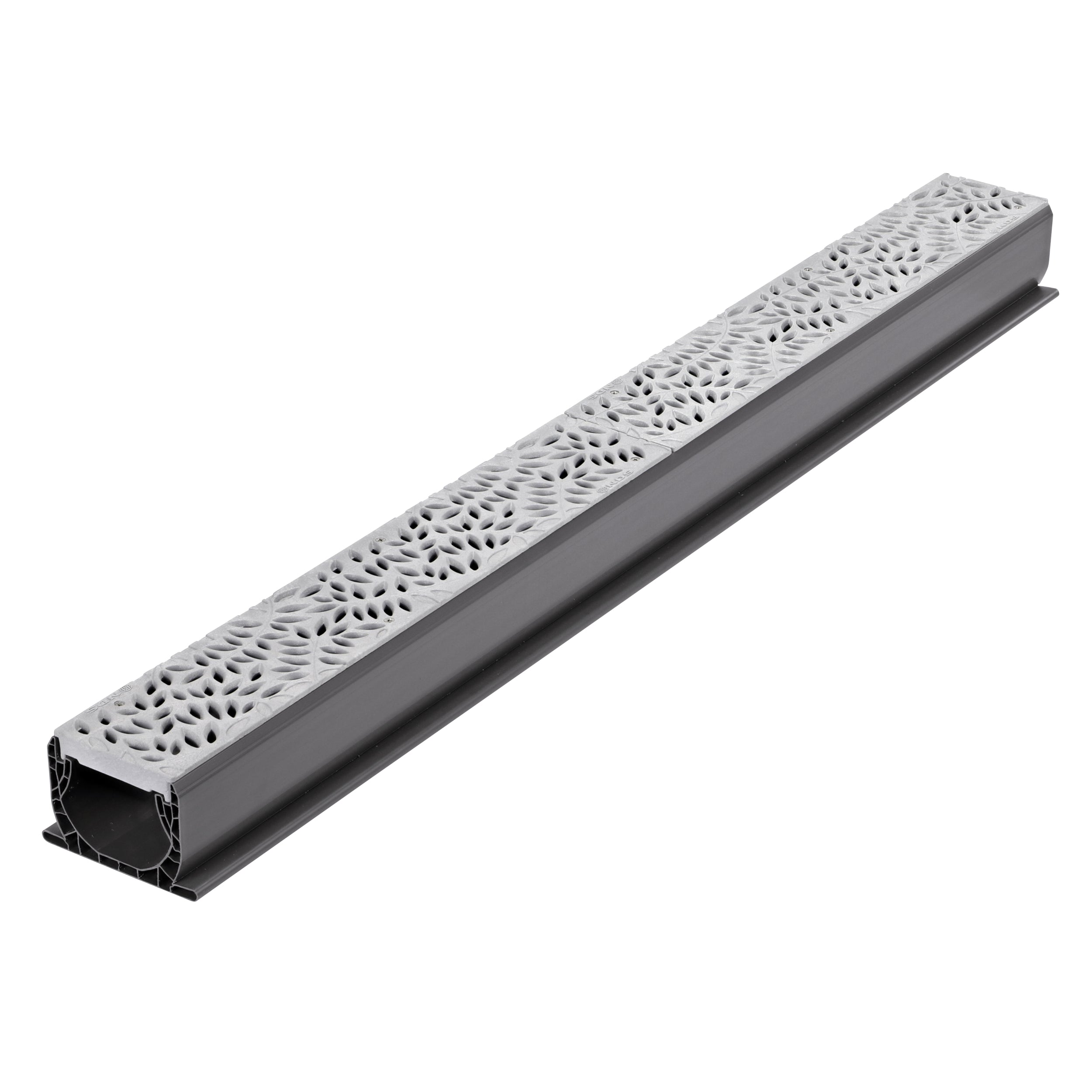 NDS 252GY - 2FT Spee-D Channel Botanical Grate - Gray