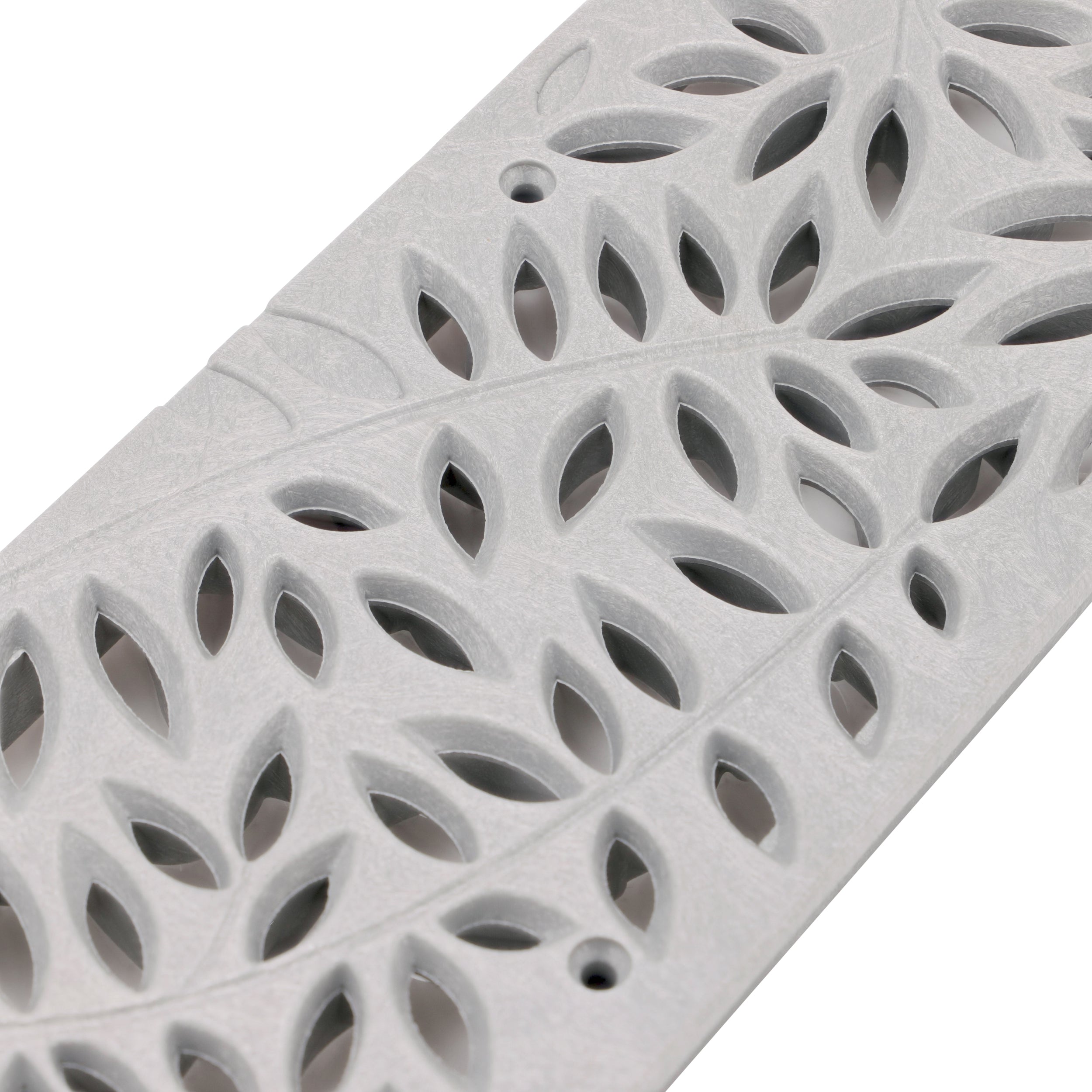 NDS 252GY - 2FT Spee-D Channel Botanical Grate - Gray