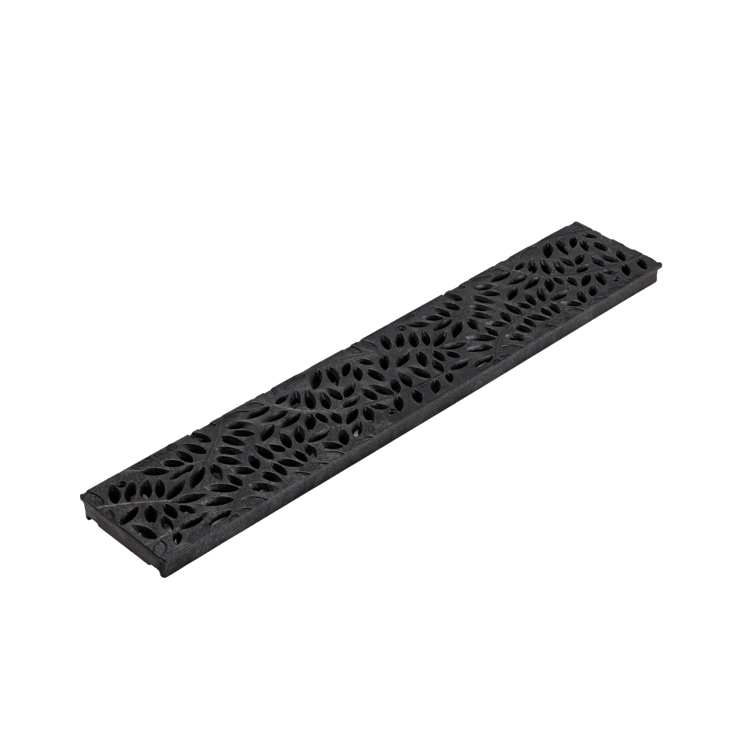 NDS 252 - 2FT Botanical Spee-D Channel Grate - Black