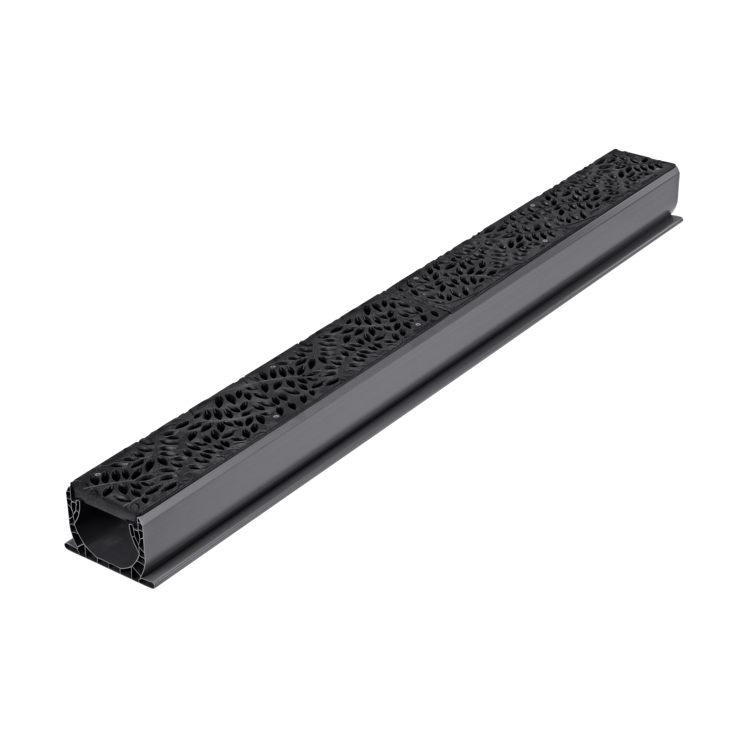 NDS 252 - 2FT Botanical Spee-D Channel Grate - Black