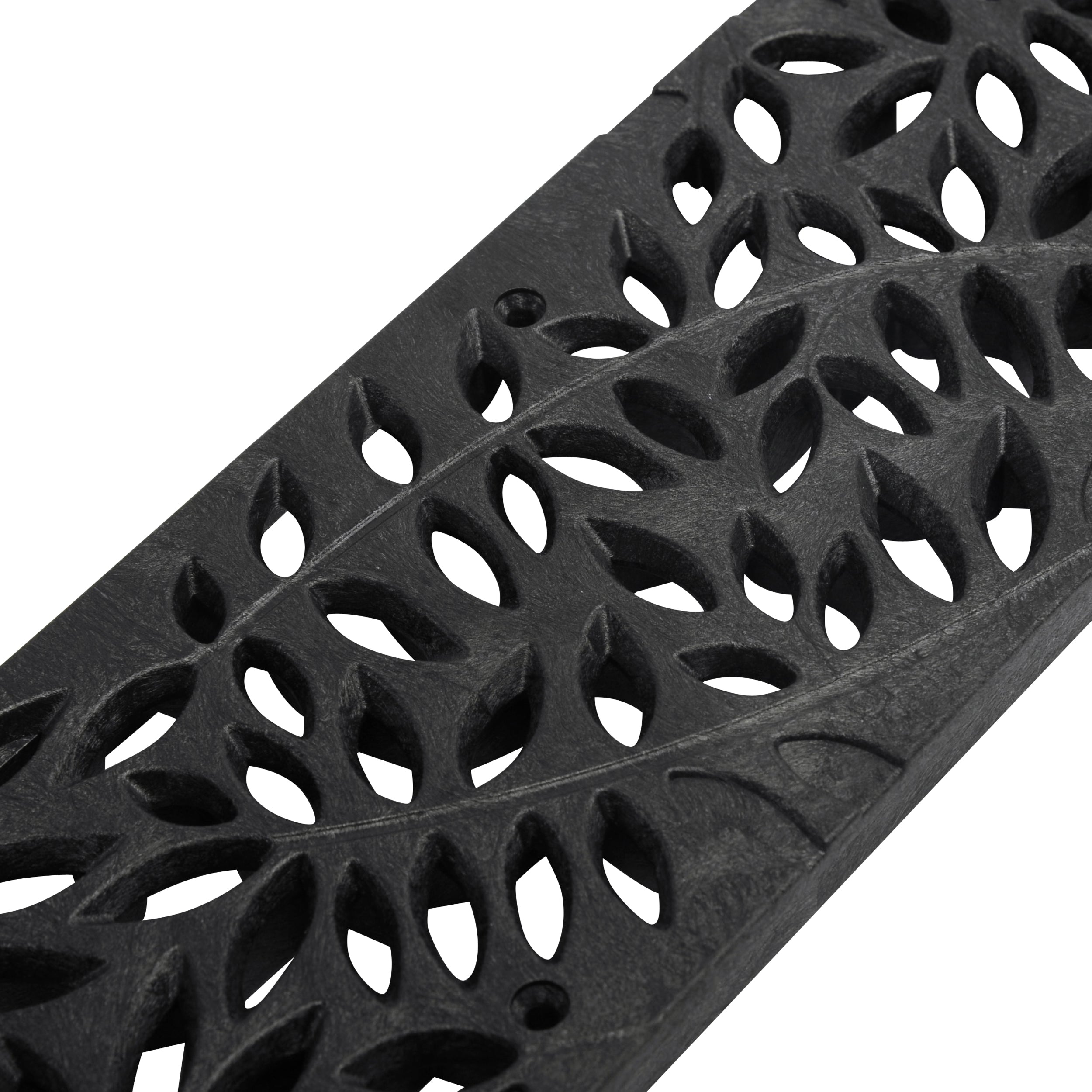 NDS 252 - 2FT Botanical Spee-D Channel Grate - Black