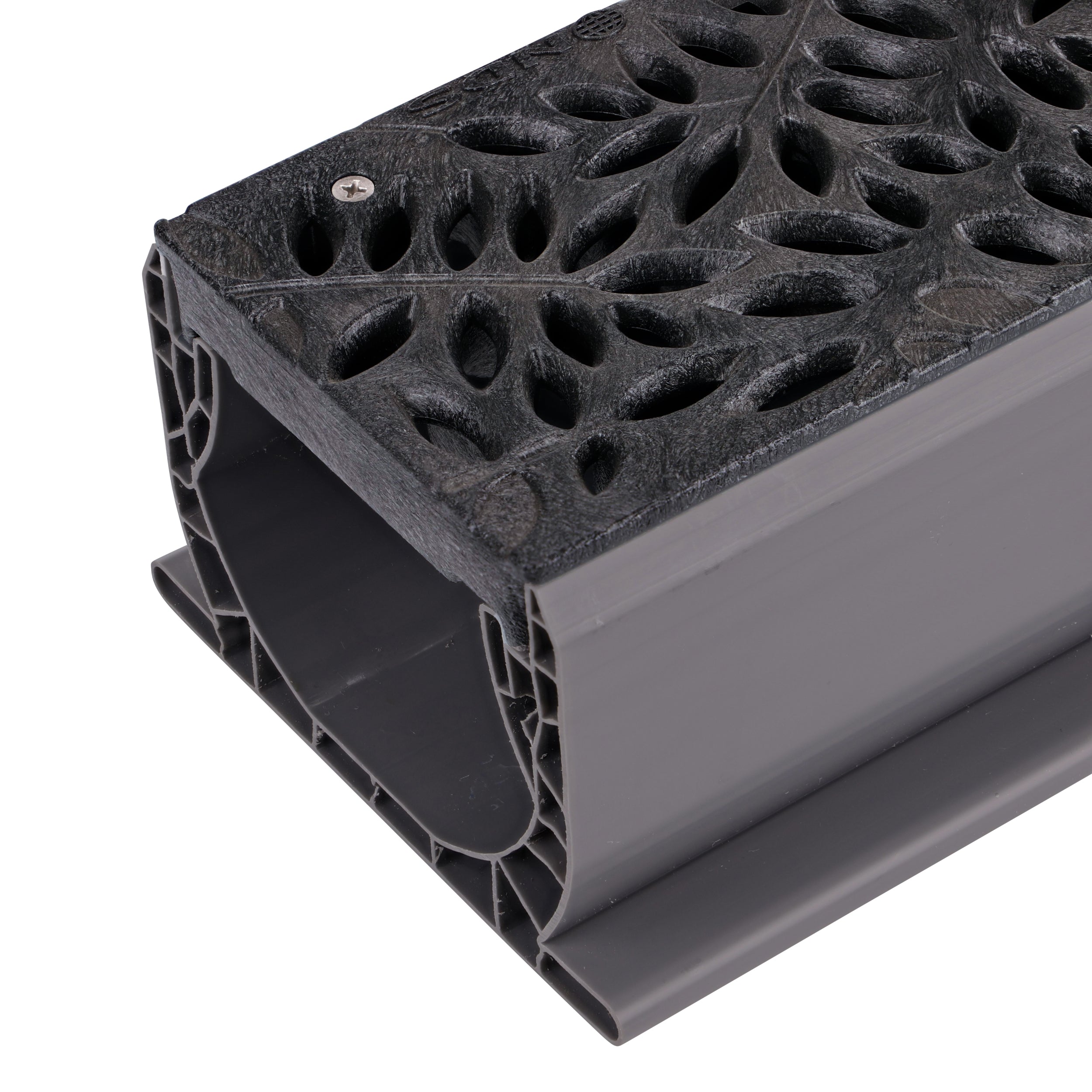 NDS 252 - 2FT Botanical Spee-D Channel Grate - Black