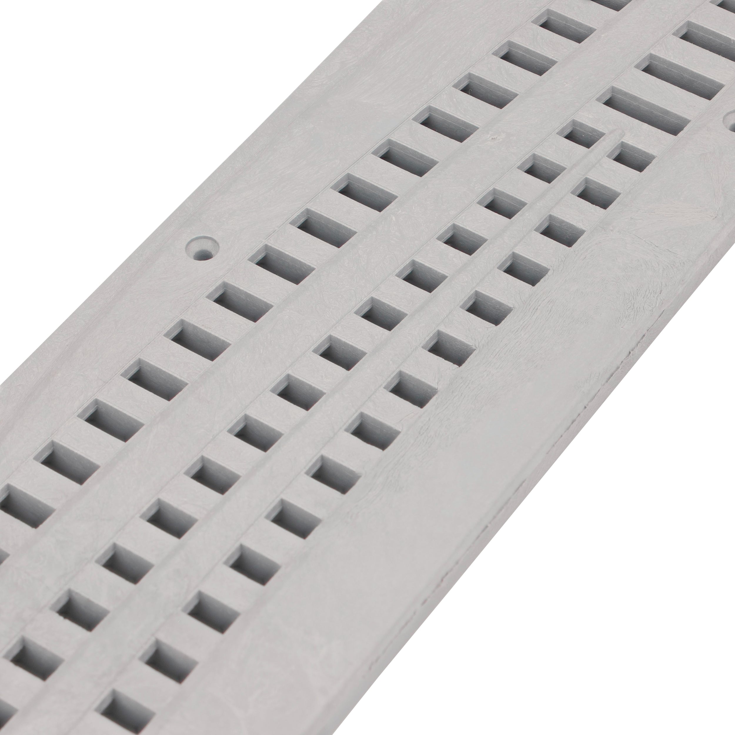 NDS 253GY - 2FT Spee-D Channel Decorative Wave Grate - Gray