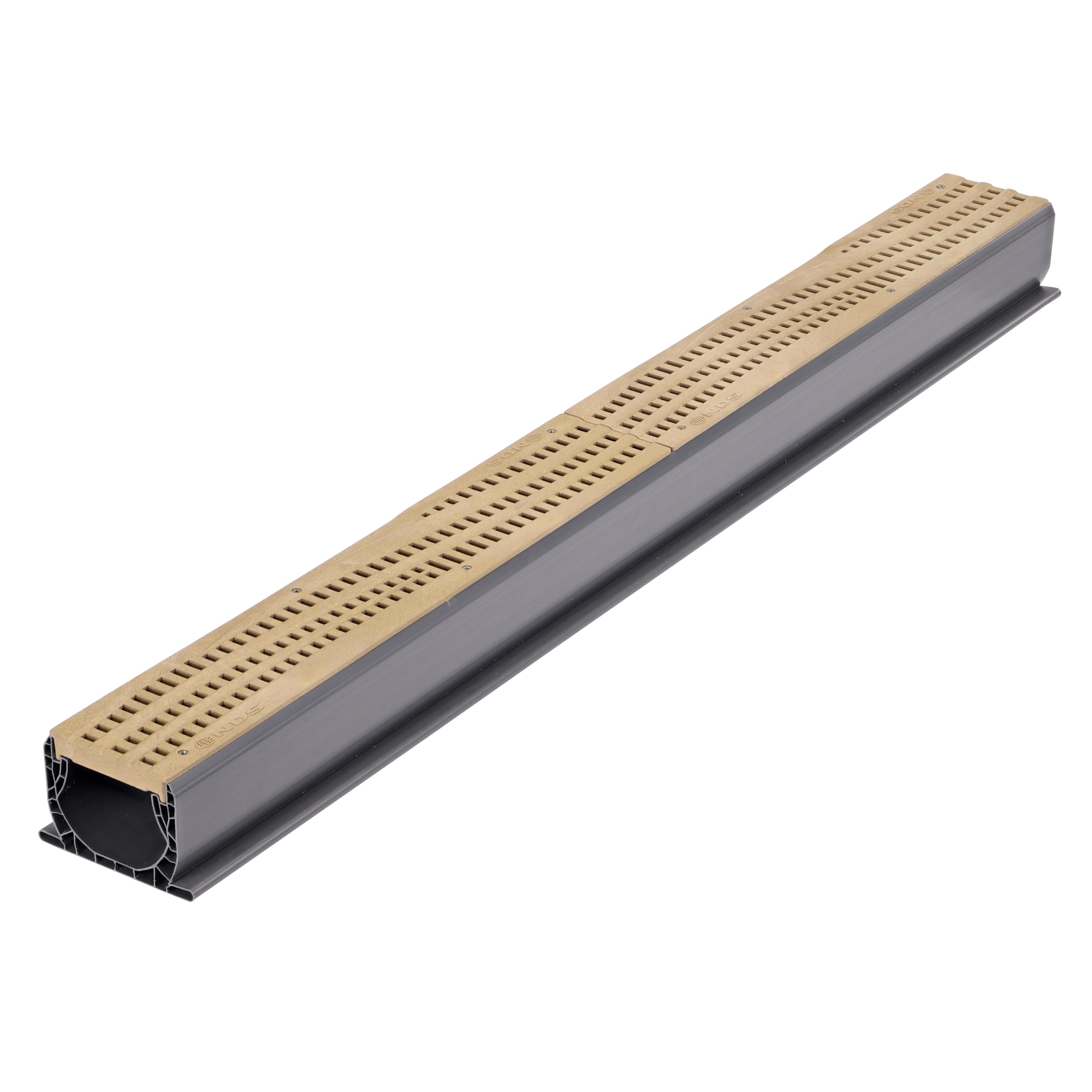 NDS 253S - 2FT Spee-D Channel Decorative Wave Grate - Sand