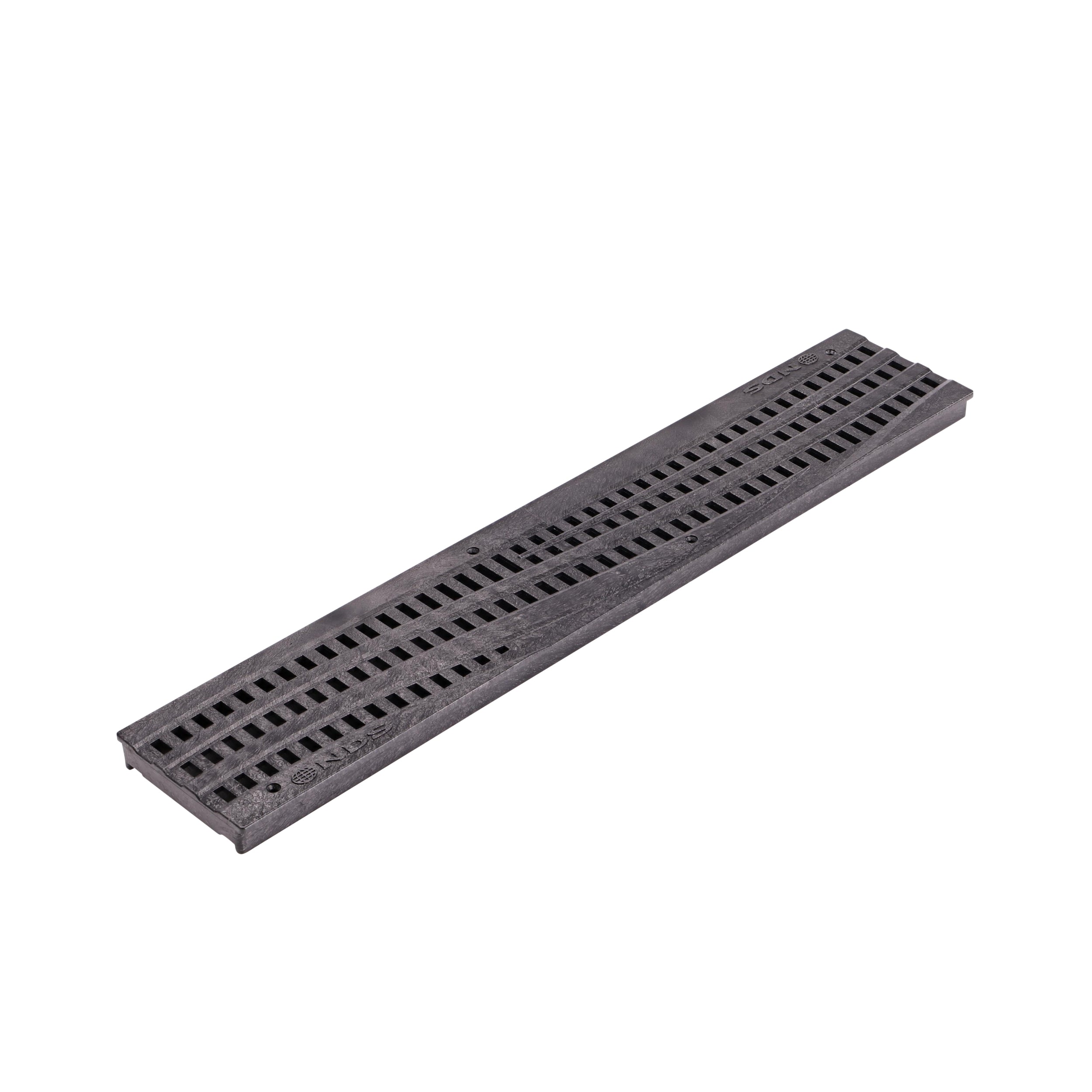 NDS 253 - 2FT Spee-D Channel Decorative Wave Grate - Black