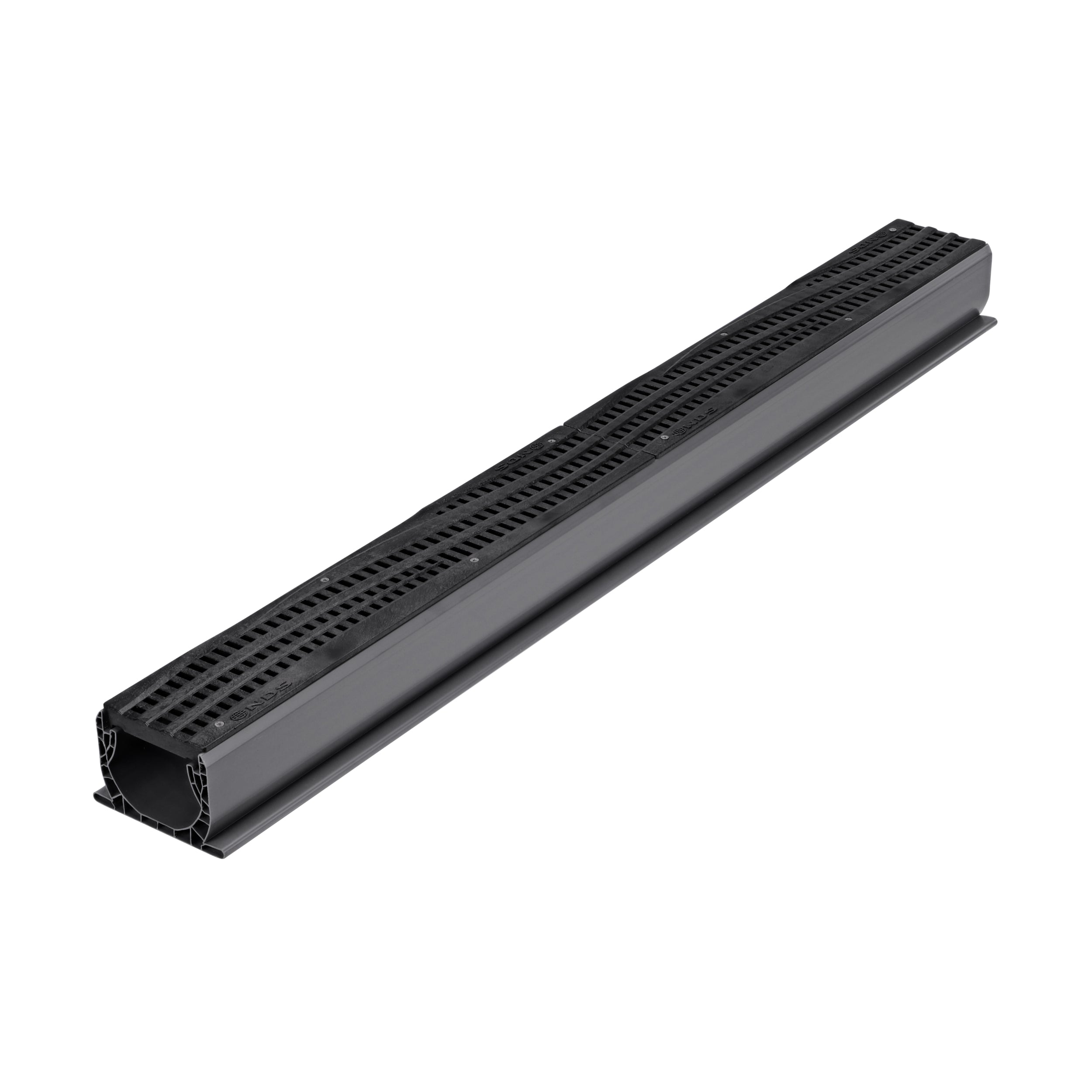 NDS 253 - 2FT Spee-D Channel Decorative Wave Grate - Black