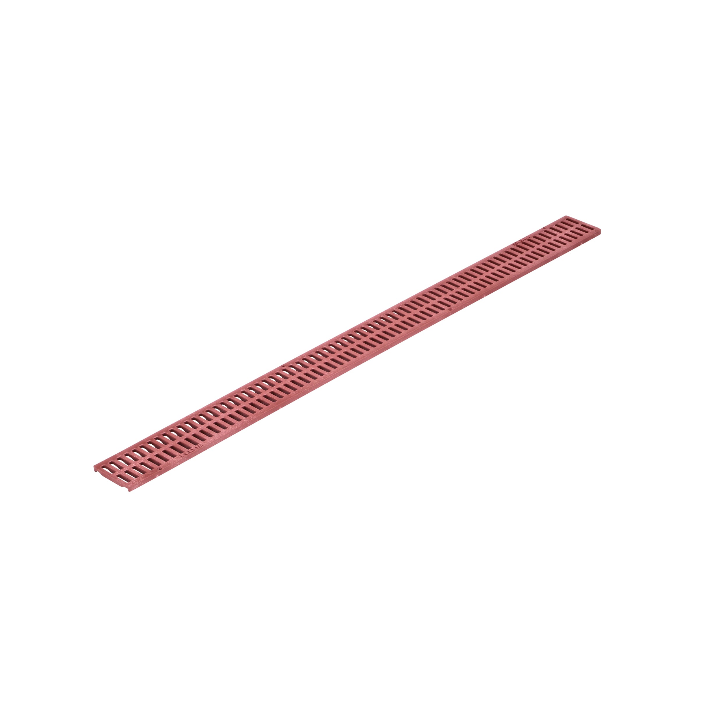 NDS 551 - 3Ft Mini Channel Grate - Brick Red