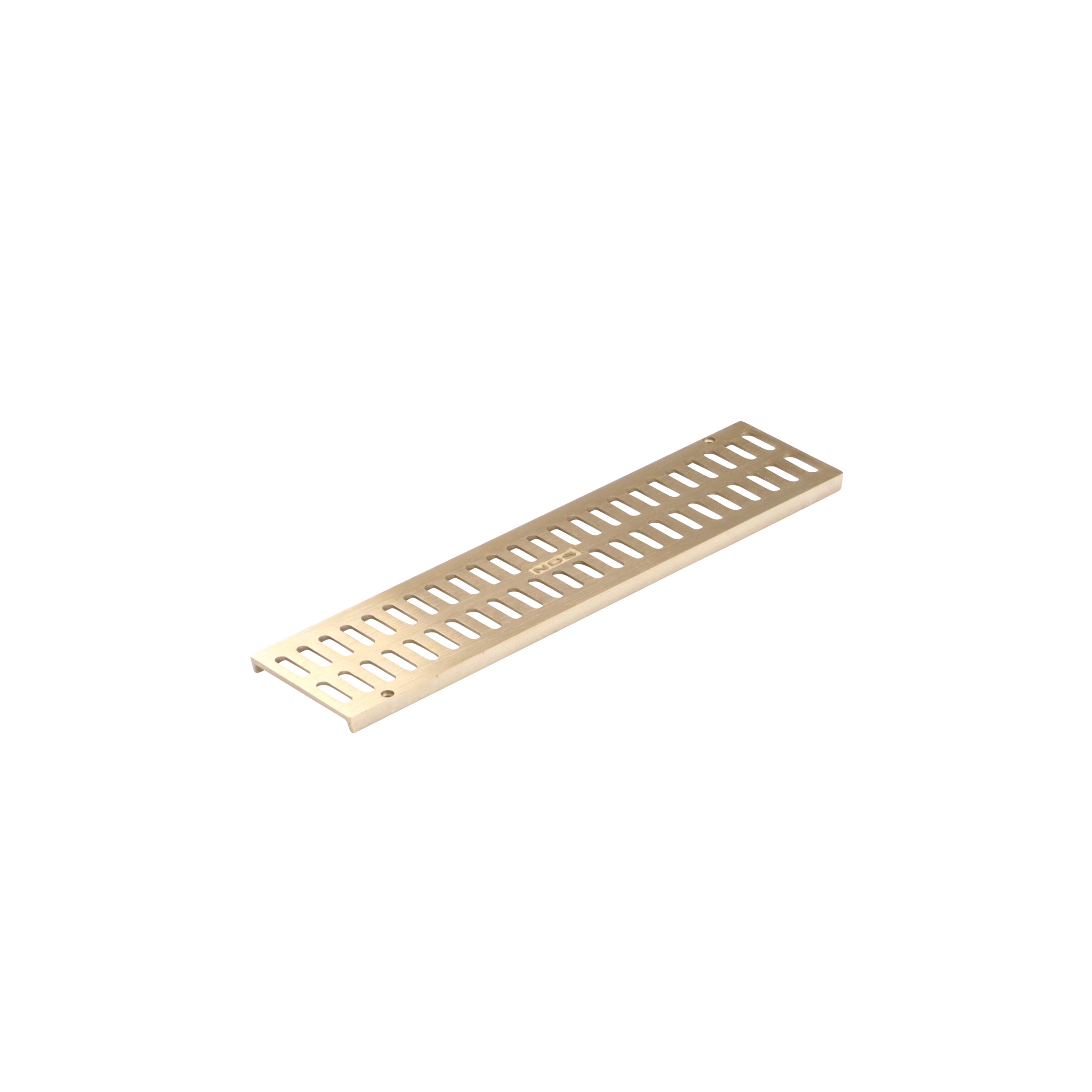 NDS 552B - 1FT Mini Channel Grate - Satin Brass