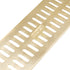NDS 553PB - 1FT Mini Channel Grate - Polished Brass