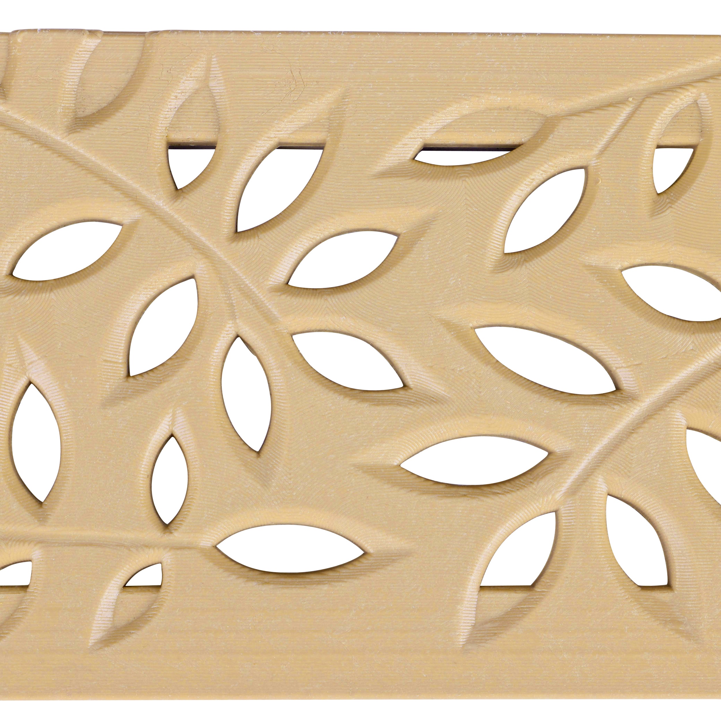 NDS 554S - 3FT Mini Channel Decorative Botanical Grate - Sand
