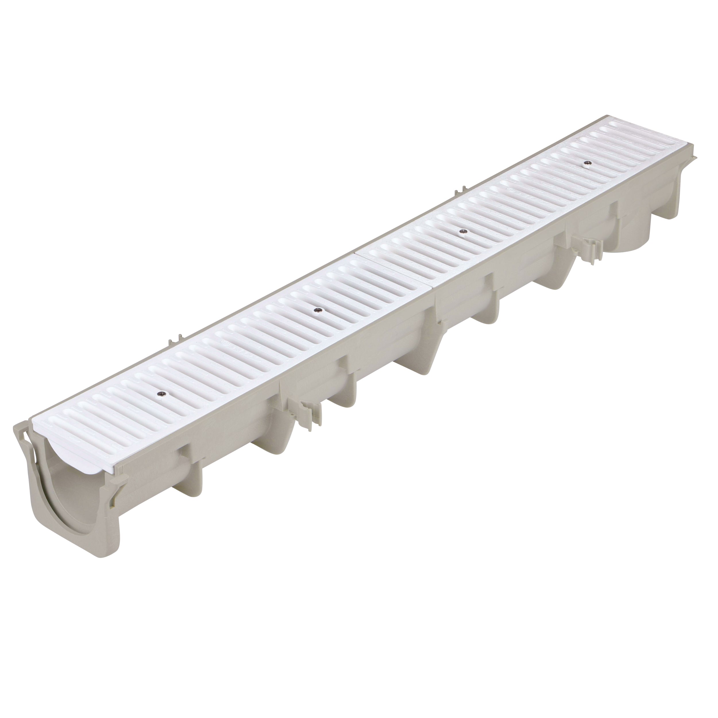 NDS 660 - 2FT Dura Channel Grate - White