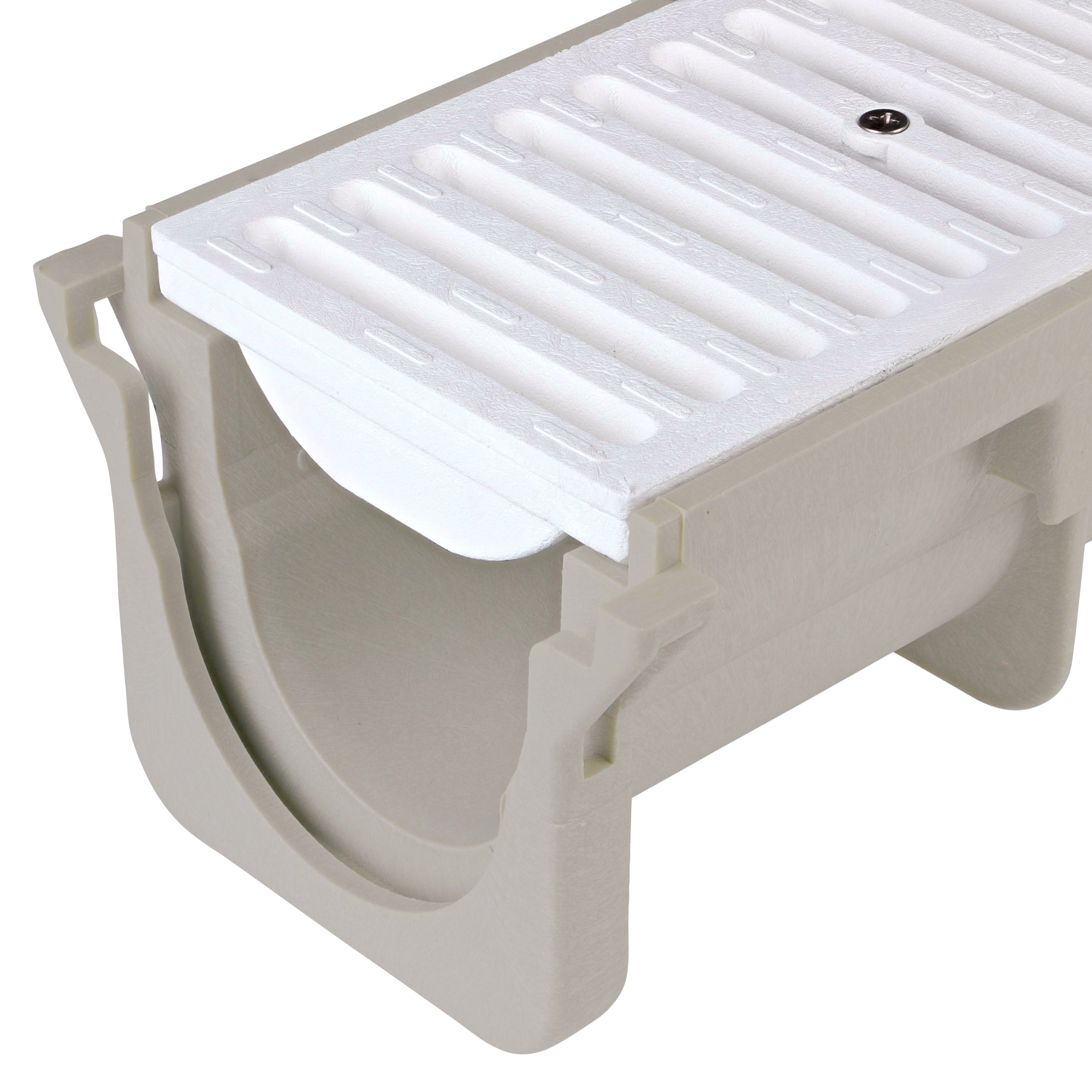 NDS 660 - 2FT Dura Channel Grate - White
