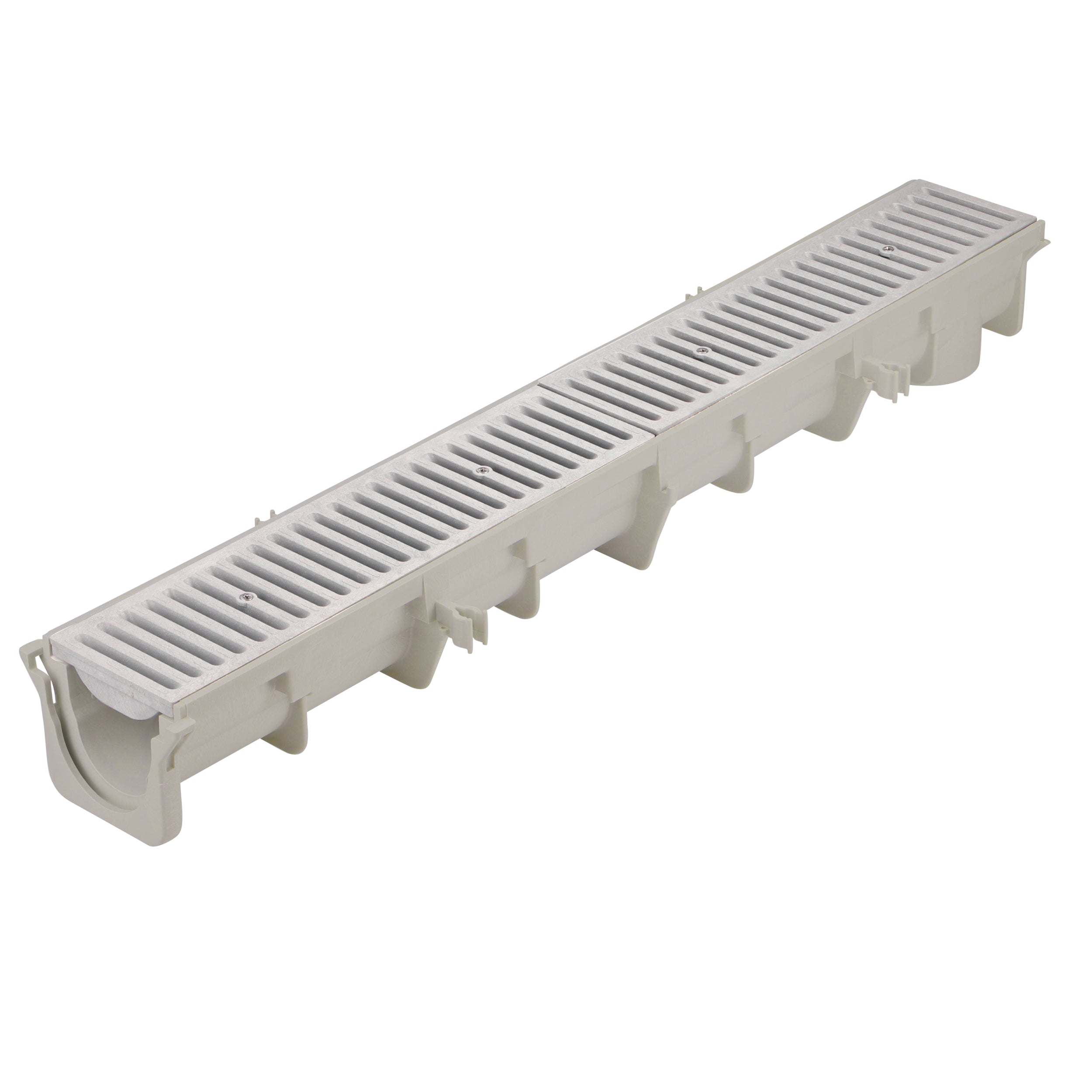 NDS 661 - 2FT Dura Channel Grate - Gray