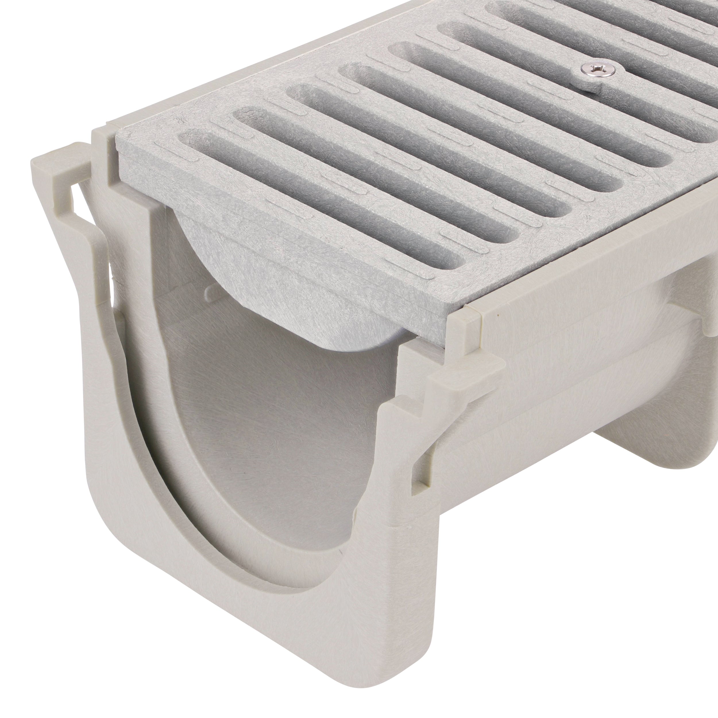 NDS 661 - 2FT Dura Channel Grate - Gray