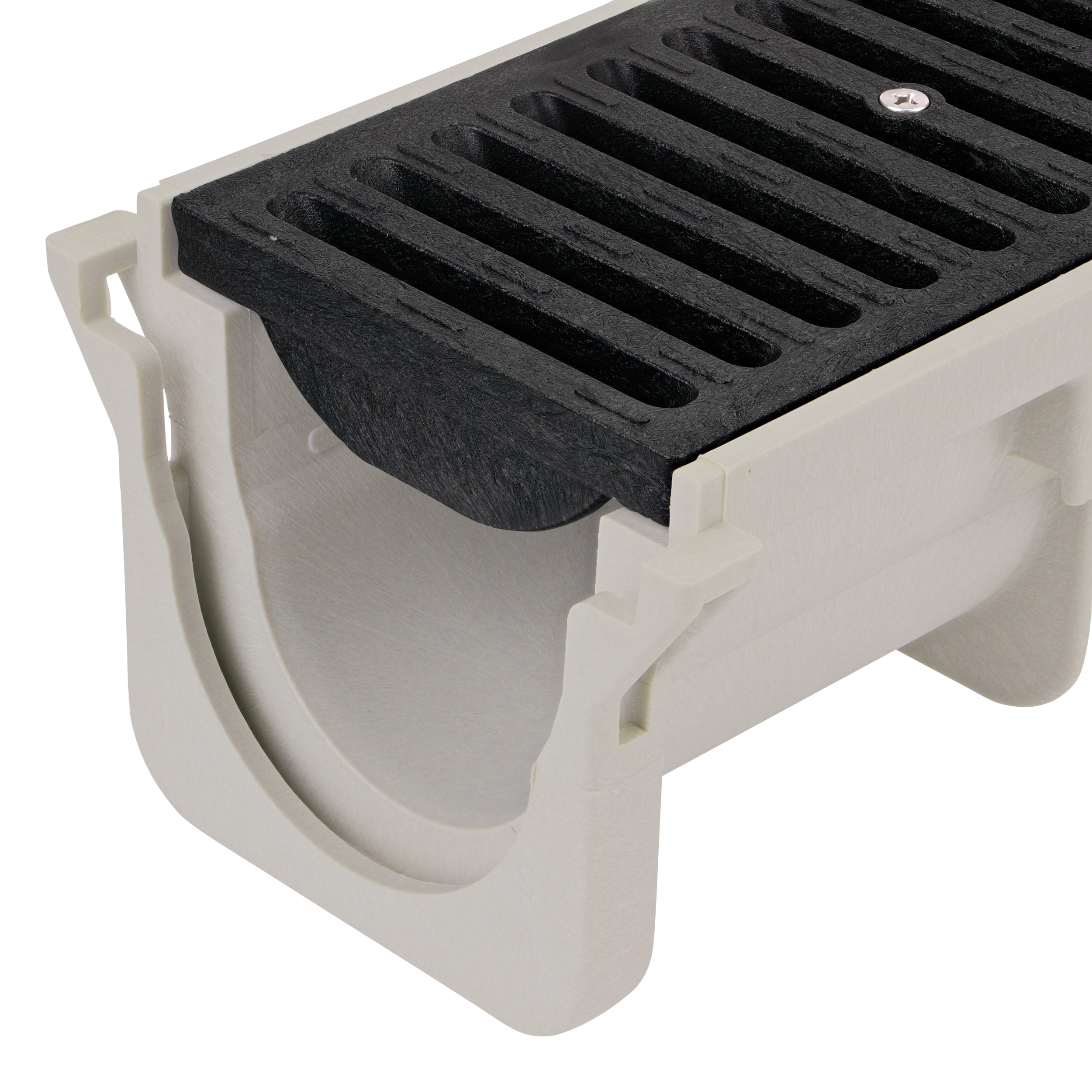 NDS 663 - 2FT Dura Channel Grate - Black