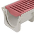 NDS 665 - 2FT Dura Channel Grate - Brick Red