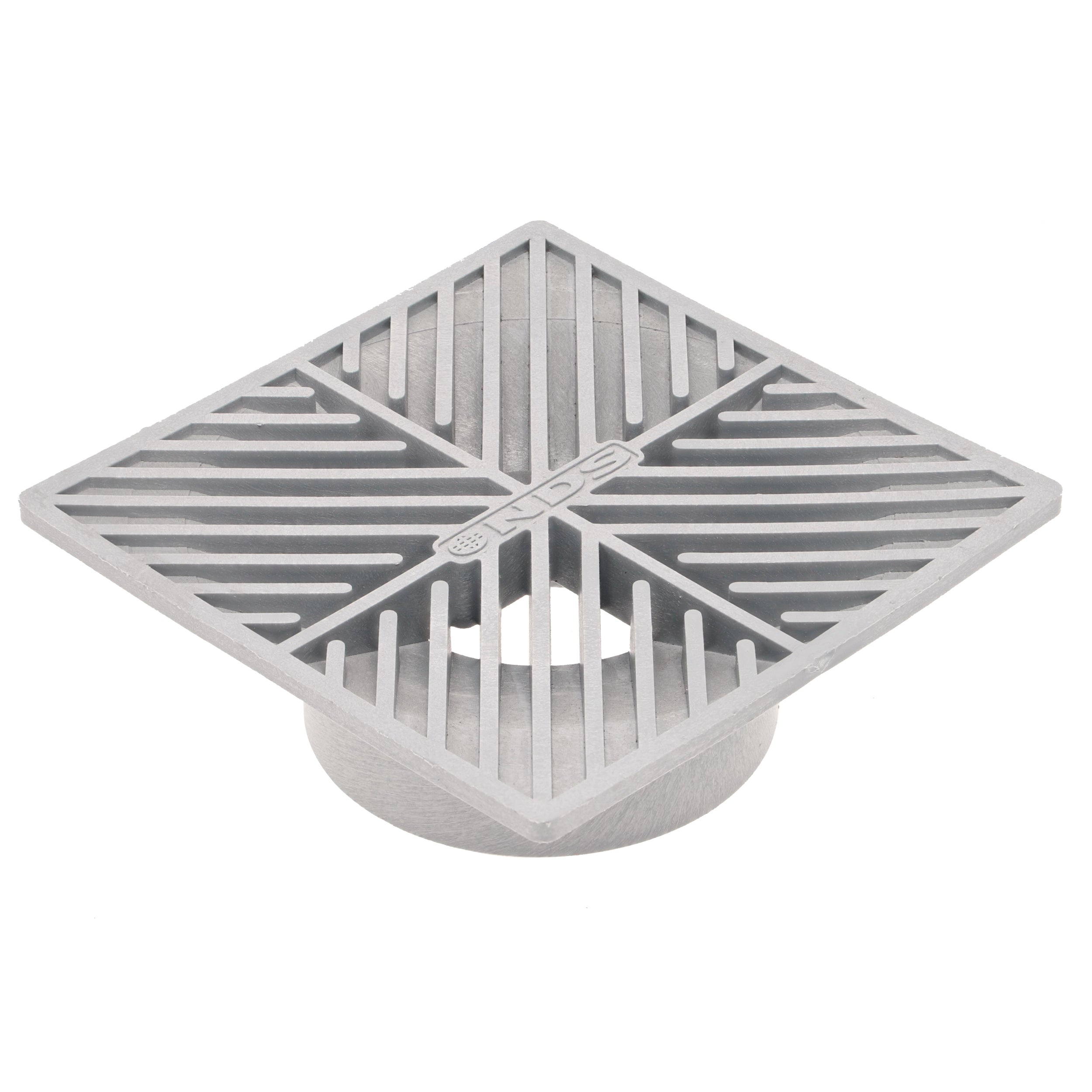 NDS 6 - 6" Square Grate - Gray