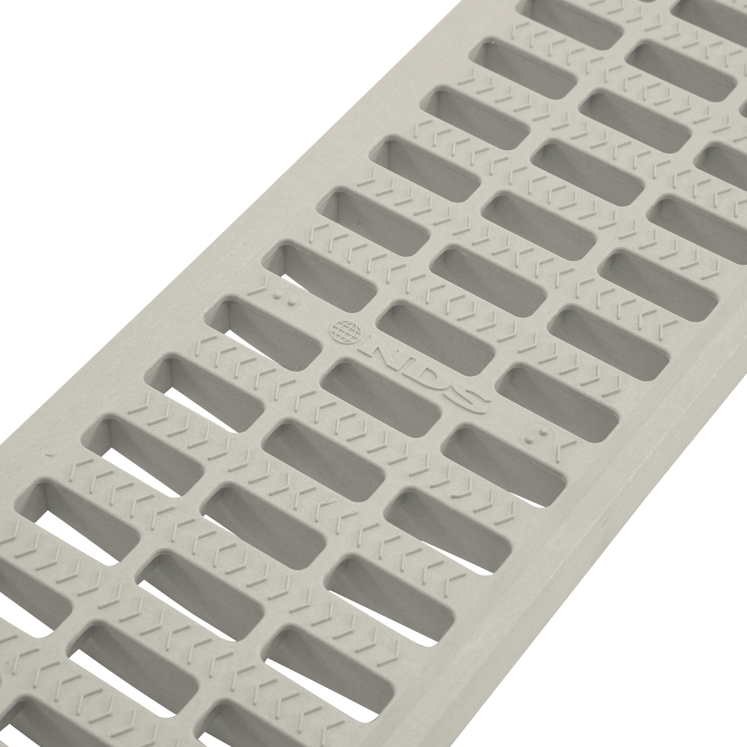 NDS 814 - 5" Inch x 20" Inch Pro Series Channel Drain Grate - Gray