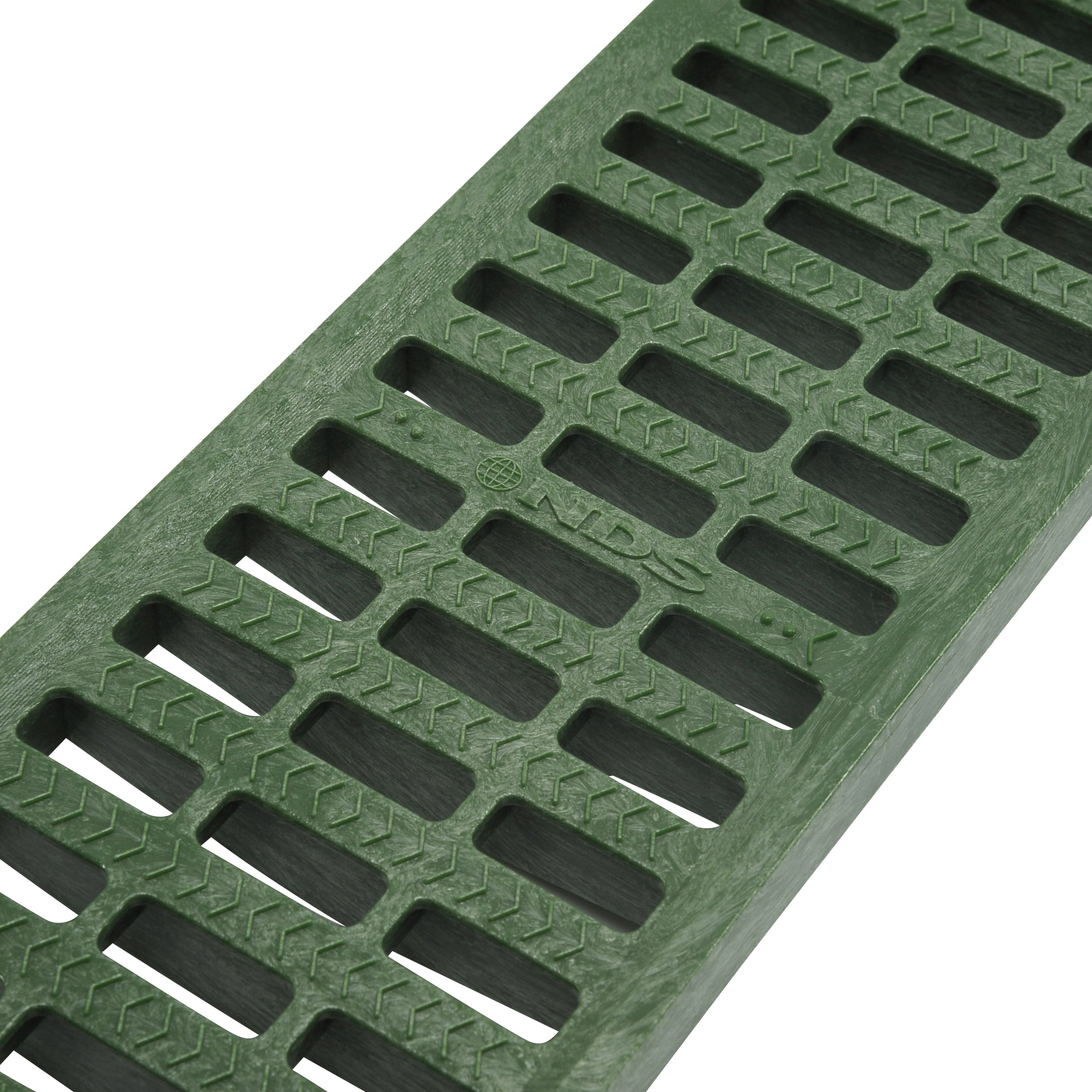 NDS 815 - 5" Inch x 20" Inch Pro Series Channel Drain Grate - Green