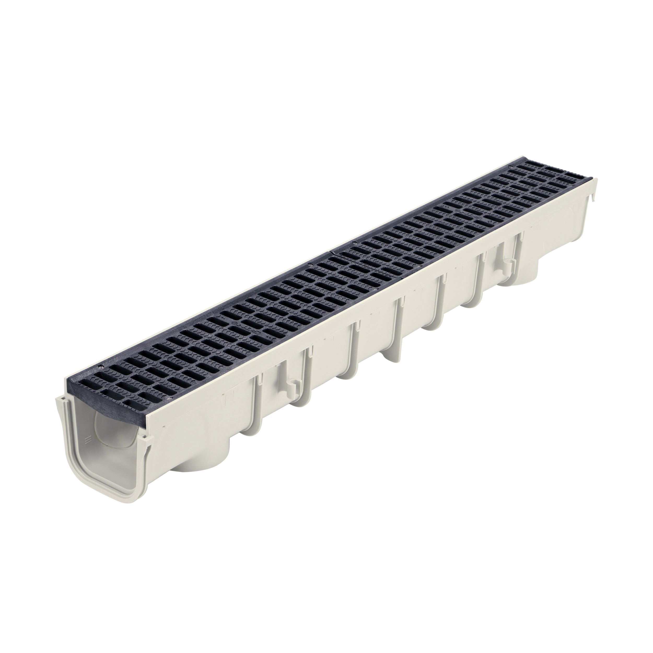 NDS 816 - 5" Inch x 20" Inch Pro Series Channel Drain Grate - Black