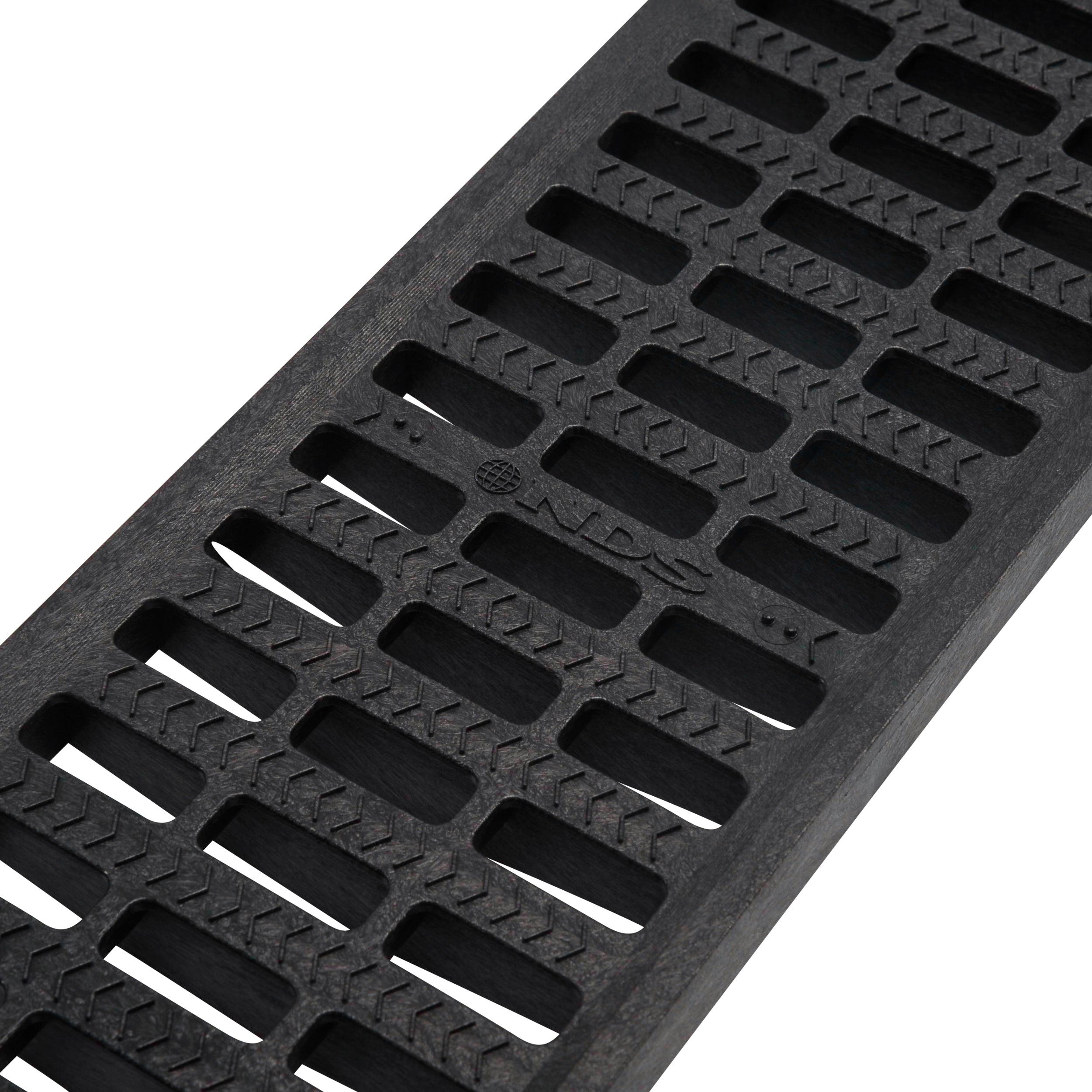 NDS 816 - 5" Inch x 20" Inch Pro Series Channel Drain Grate - Black