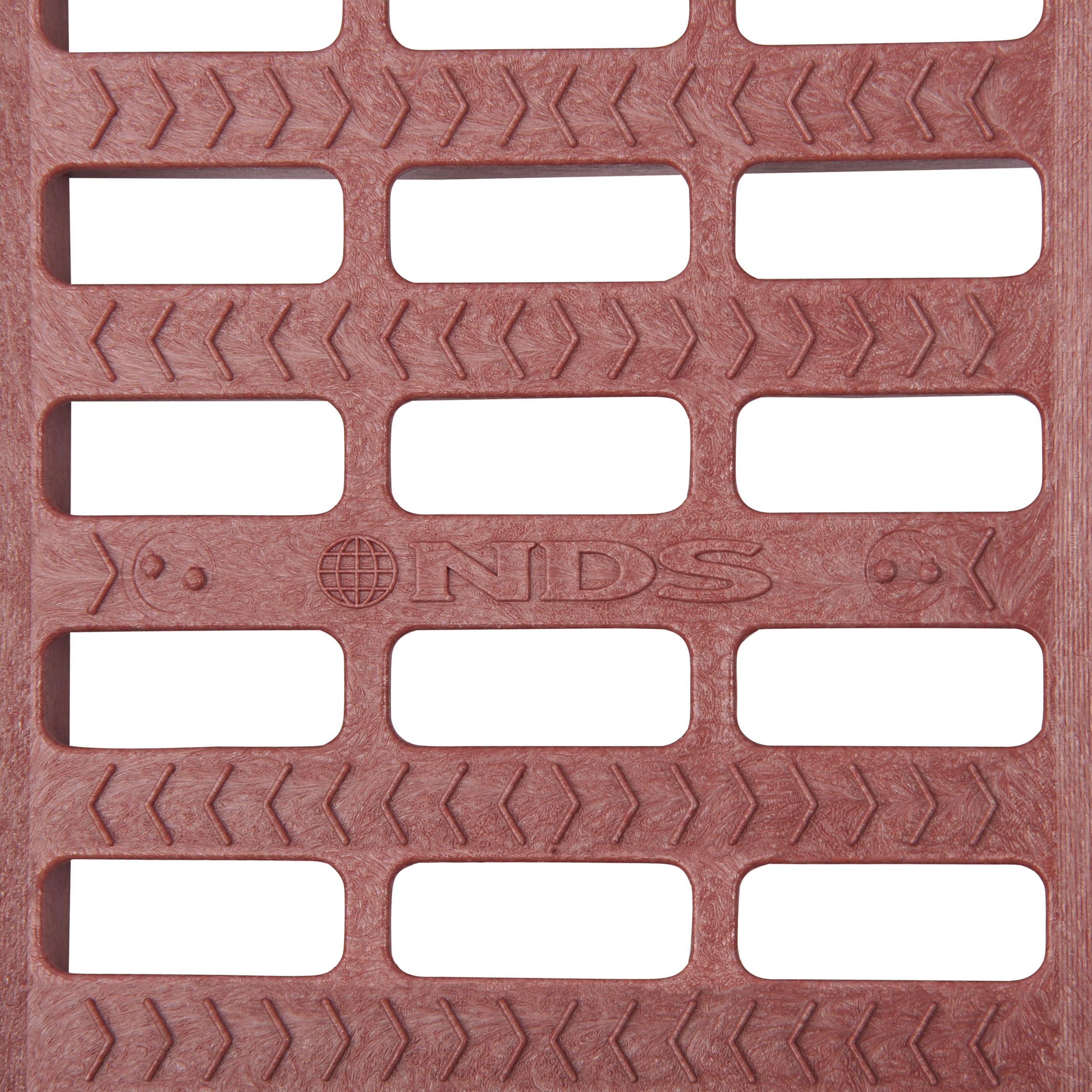 NDS 818 - 5" Inch x 20" Inch Pro Series Channel Drain Grate - Brick Red