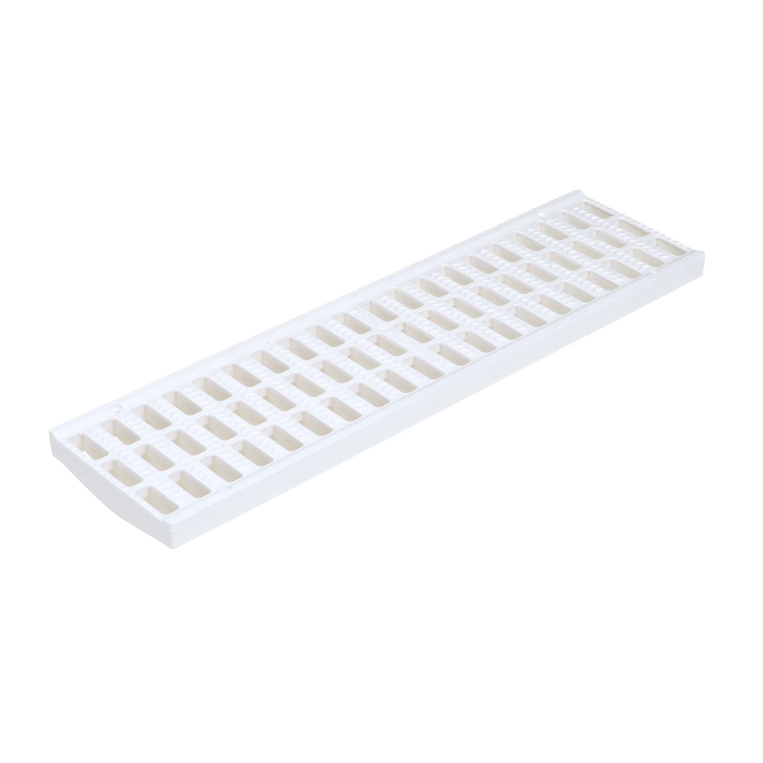 NDS 819 - 5" Inch x 20" Inch Pro Series Channel Drain Grate - White