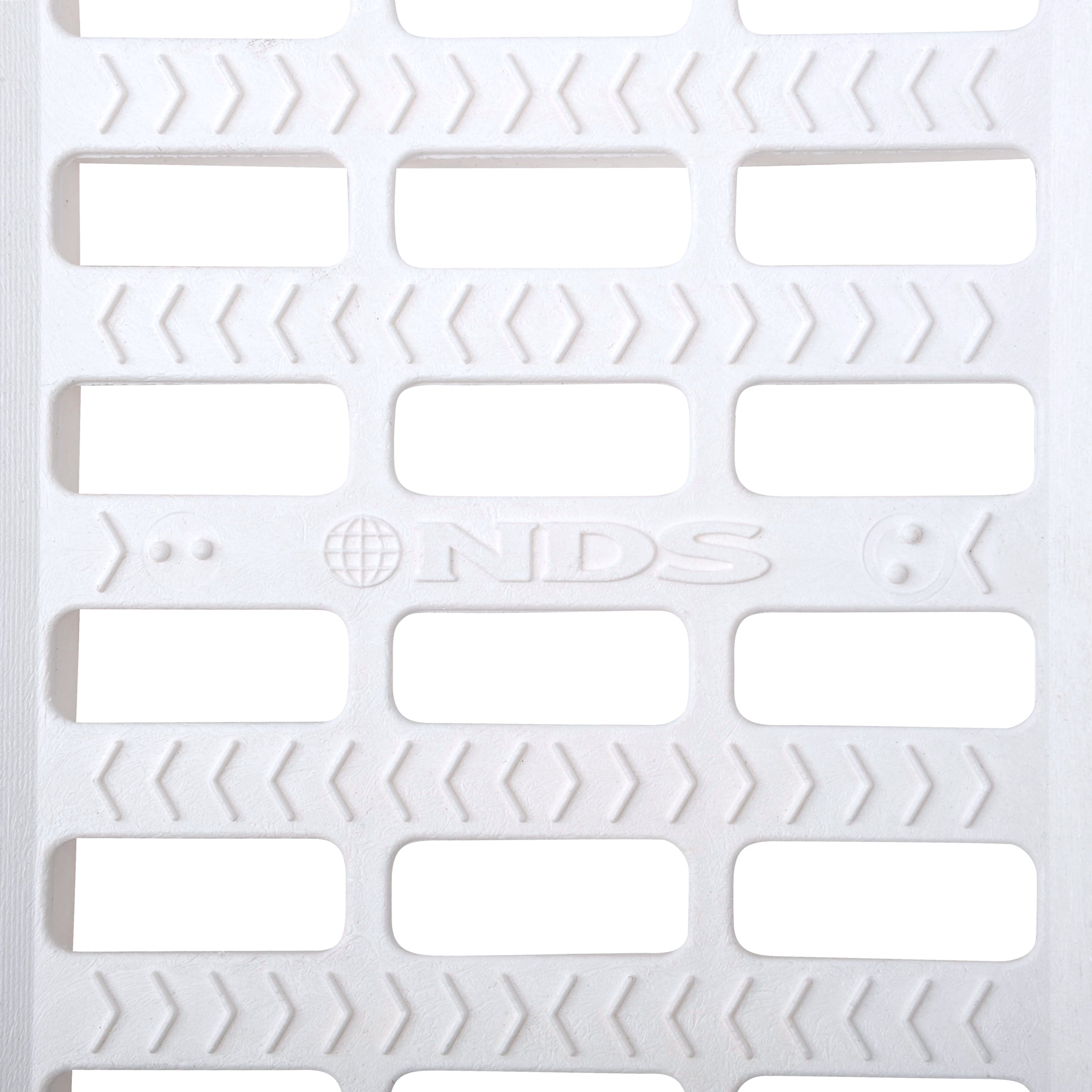 NDS 819 - 5" Inch x 20" Inch Pro Series Channel Drain Grate - White