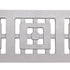 NDS 9253 - 3FT Slim Channel Grate with Square Design - Gray