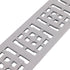 NDS 9253 - 3FT Slim Channel Grate with Square Design - Gray