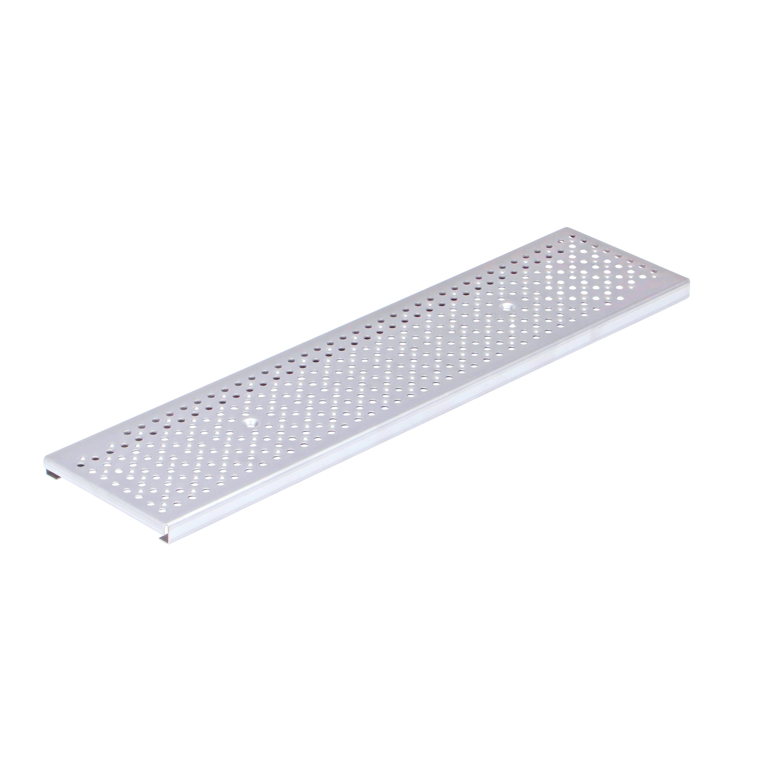 NDS DS-226 - Dura Slope Perforated Channel Grate - Stainless Steel
