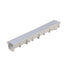 NDS DS-226 - Dura Slope Perforated Channel Grate - Stainless Steel