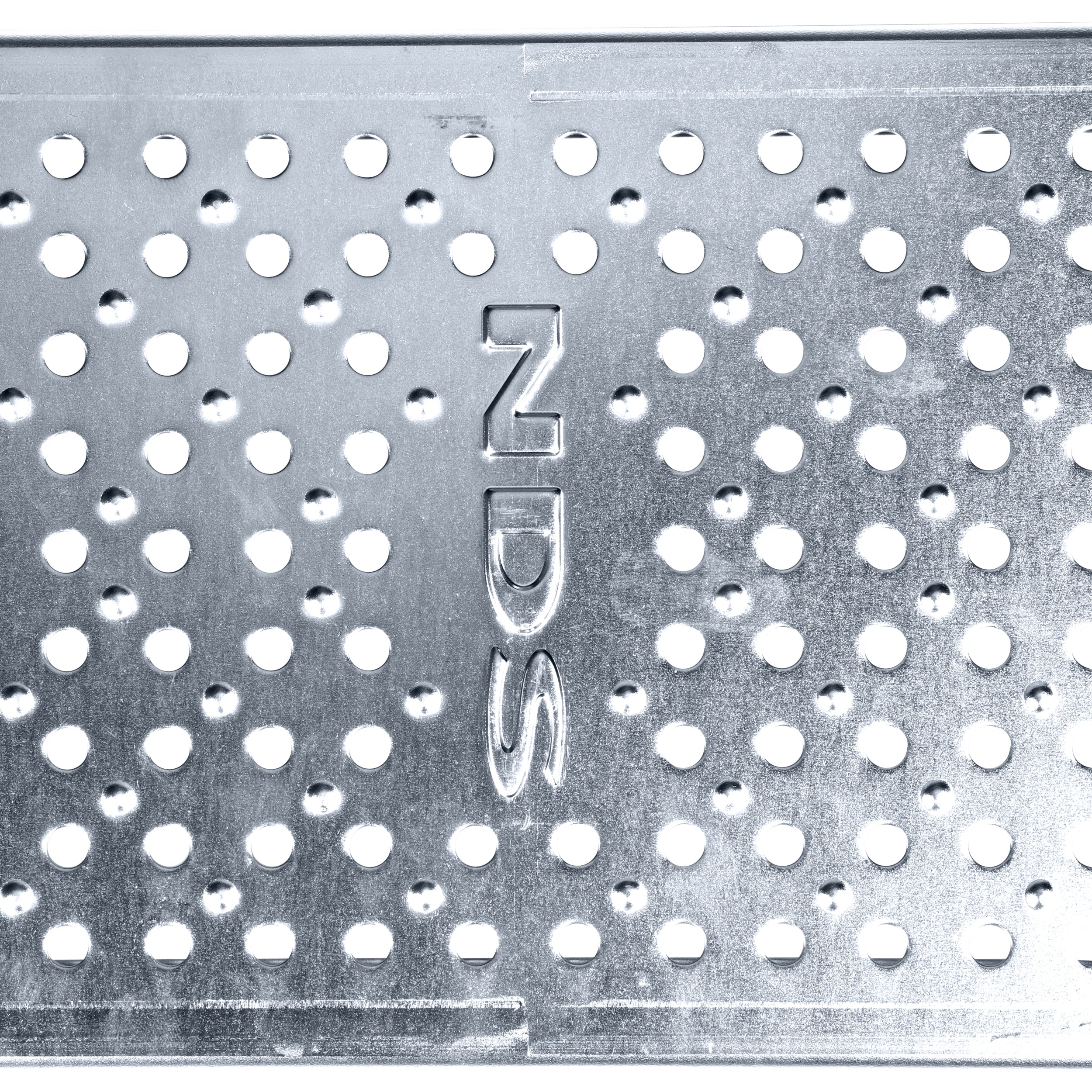 NDS DS-228 - Dura Slope Perforated Channel Grate - Galvanized