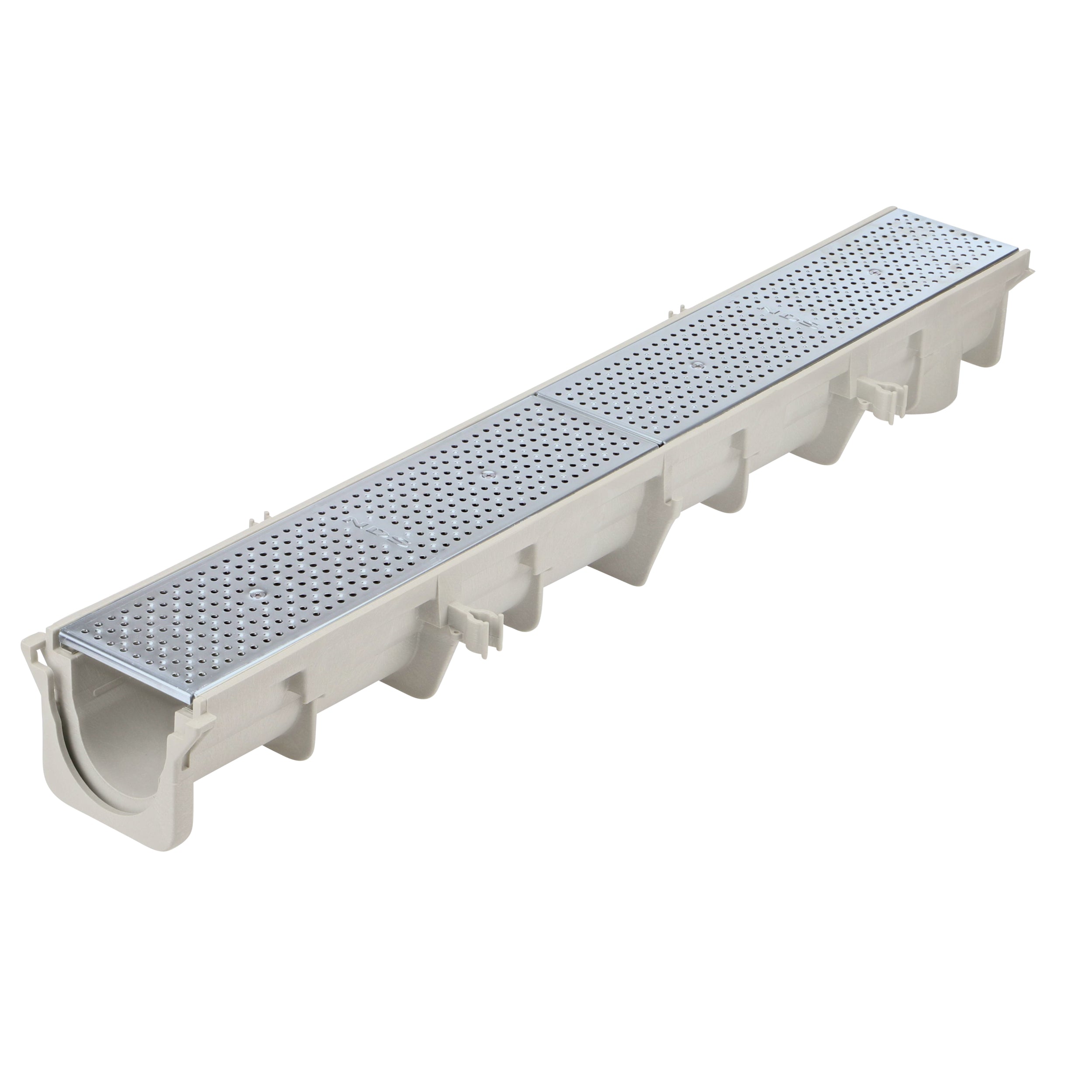 NDS DS-228 - Dura Slope Perforated Channel Grate - Galvanized