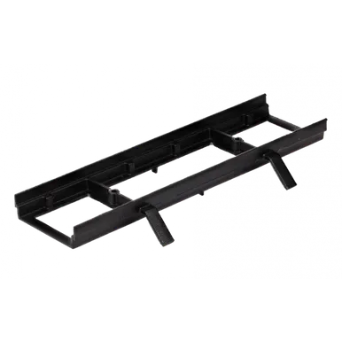 NDS DS-200H - Dura Slope® Channel Drain Frame, 6-3/8 in. Wide X 2 ft. Long, Ductile Iron
