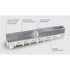 NDS DS-ST2 - Dura Slope Slot Top Channel Drain Grate - Galvanized