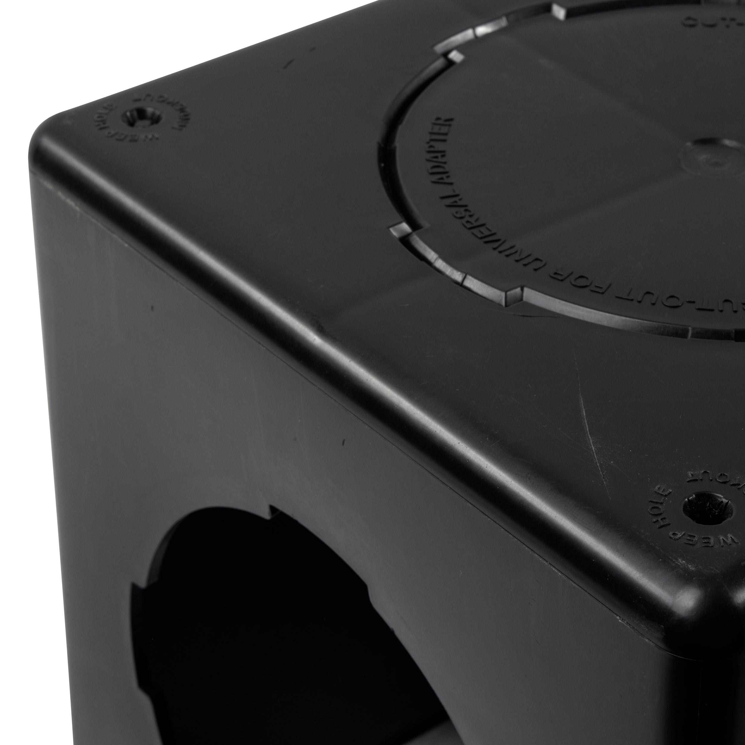 NDS 1200BLKIT - 12IN Catch Basin Kit - Black Grate