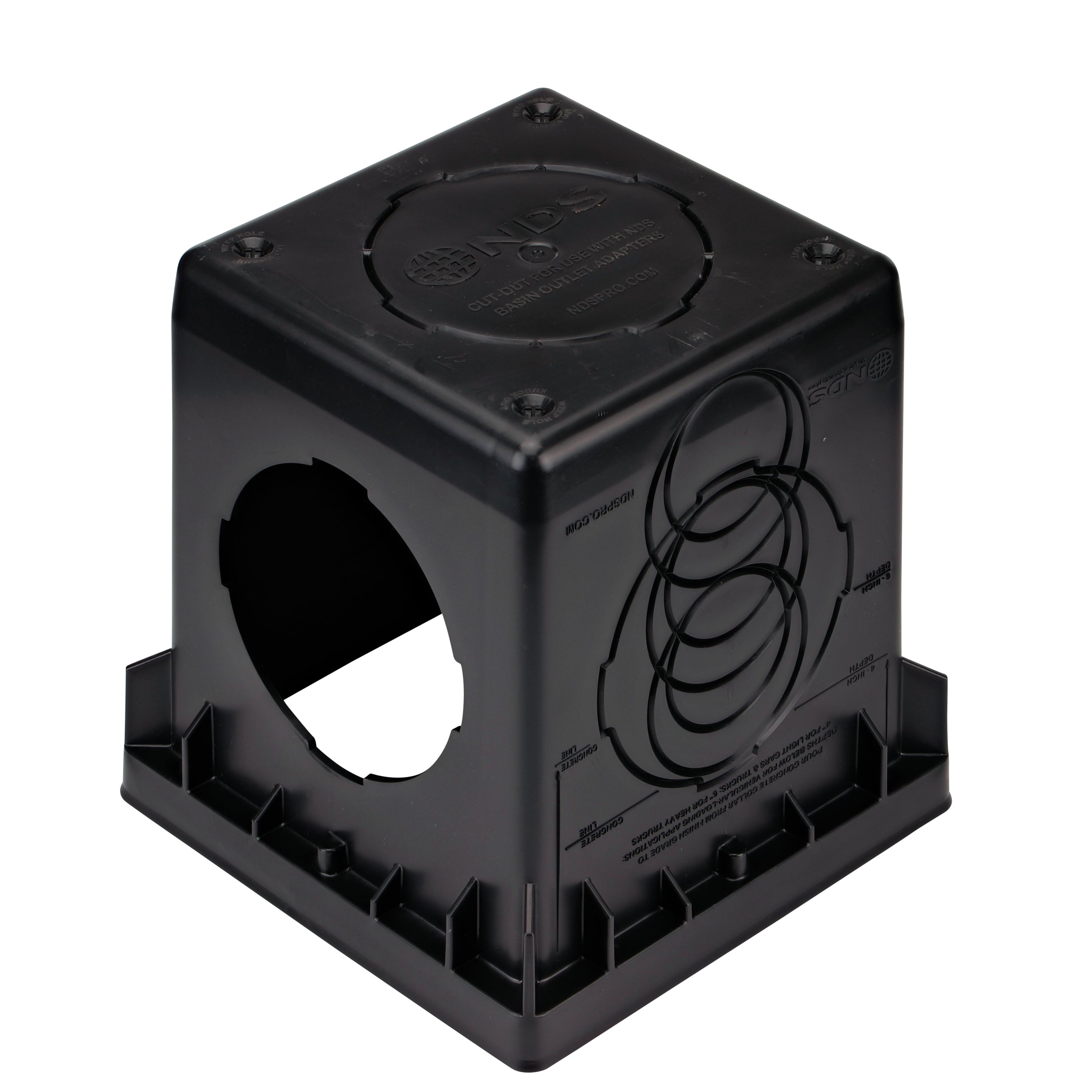 NDS 1200 - 12" Catch Basin (2 Openings)