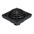 NDS 1290 - 12IN Square Catch Basin Atrium Grate - Black