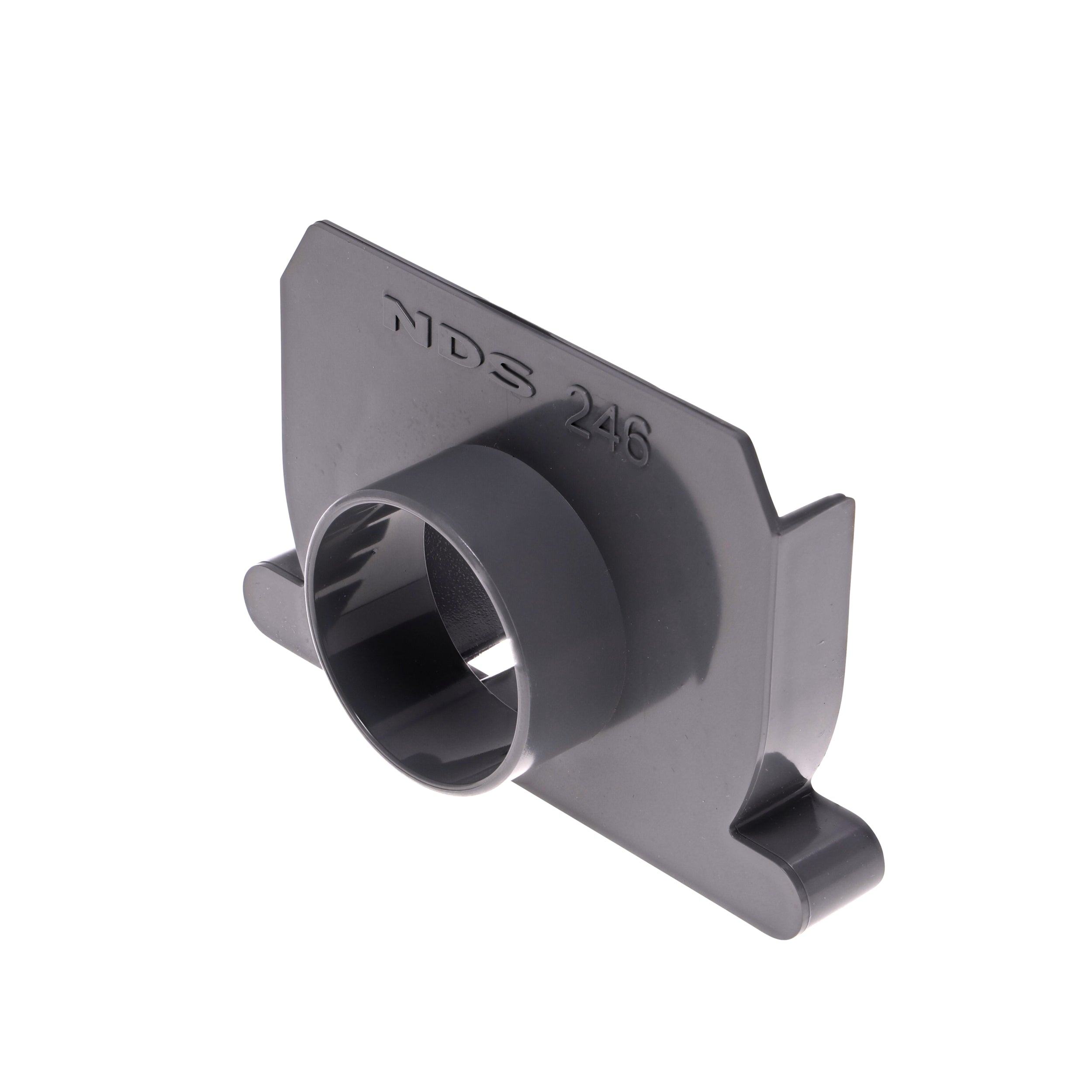 NDS 246 - Spee-D Channel 2IN Spigot End Outlet - Gray
