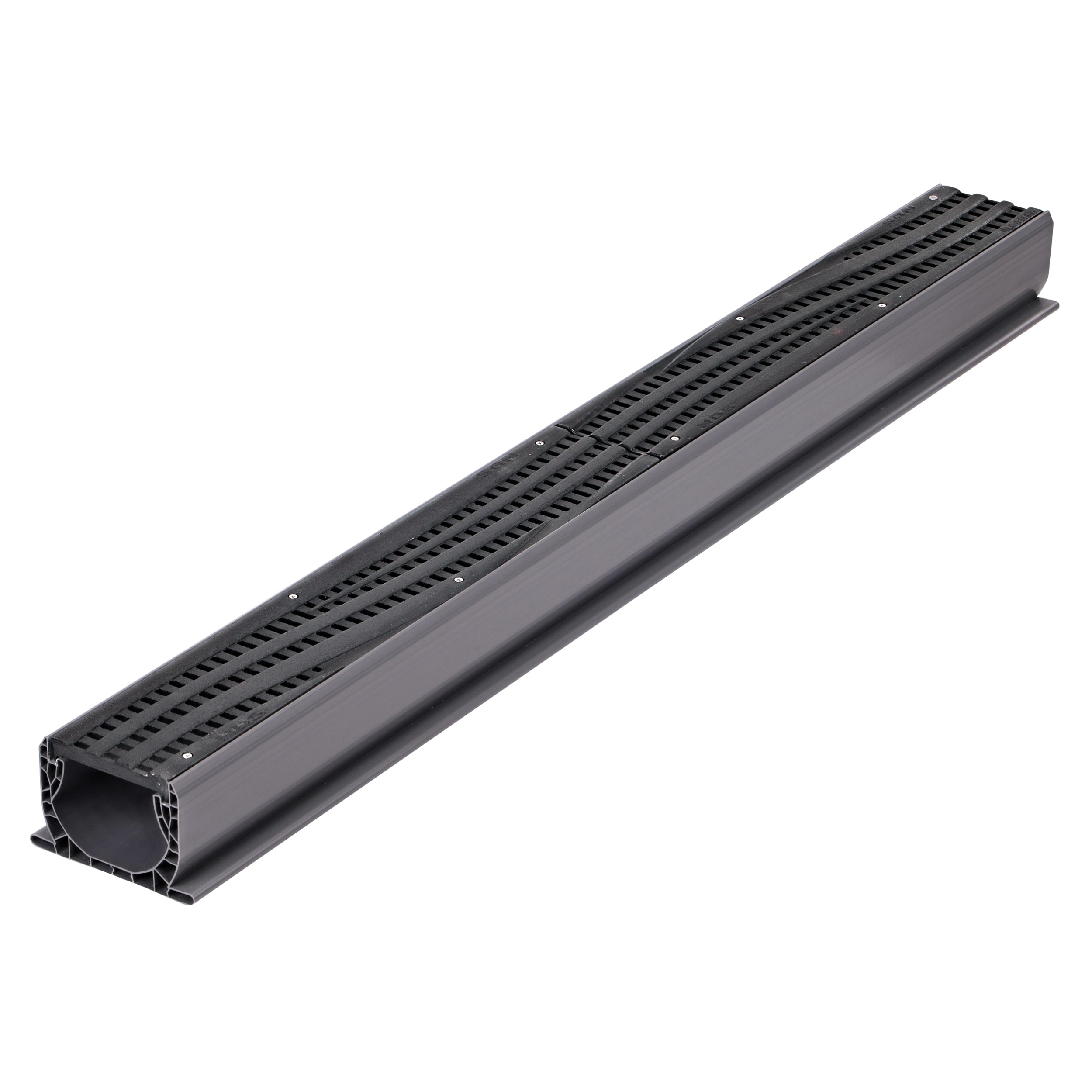 NDS 253CI - 2FT Spee-D Channel Decorative Wave Grate - Cast Iron