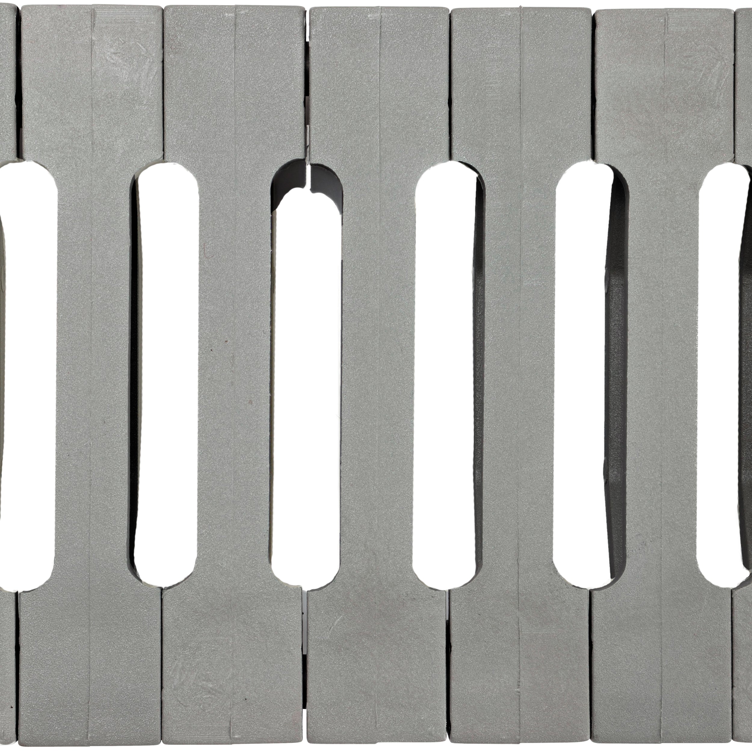 NDS 828 - 5" Inch x 20" Inch Pro Series Channel Drain Grate (Heavy Traffic) Gray