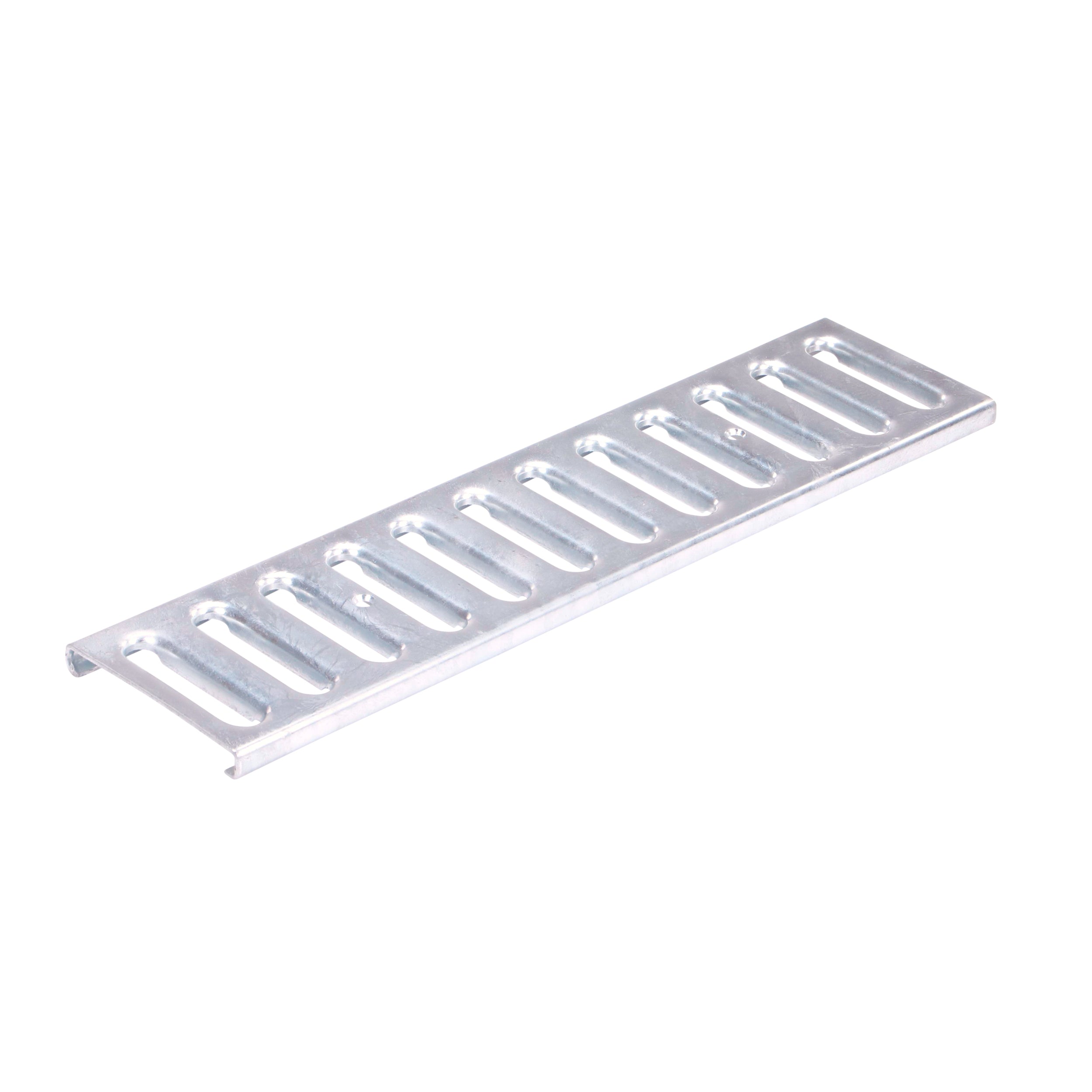 NDS DS-221 - Dura Slope Channel Drain Grate - Galvanized Steel
