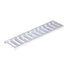 NDS DS-221 - Dura Slope Channel Drain Grate - Galvanized Steel