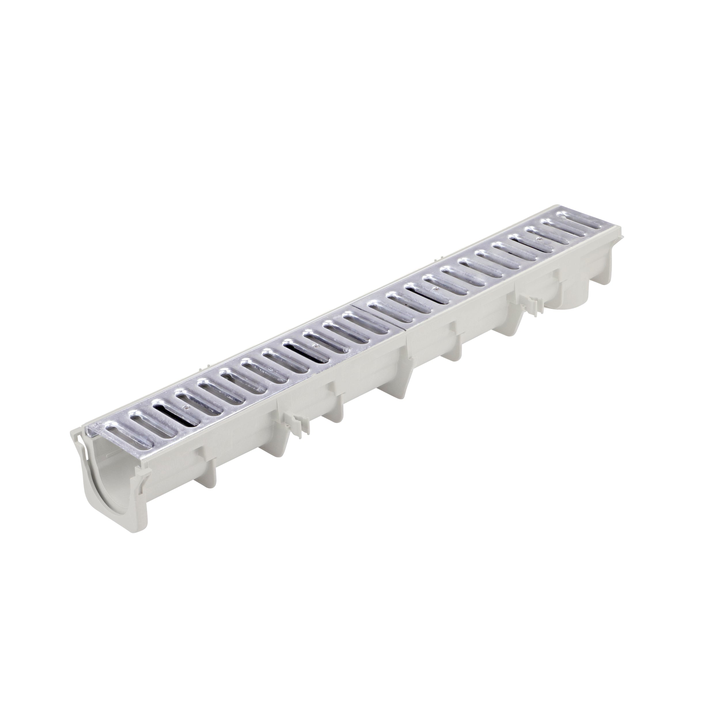 NDS DS-221 - Dura Slope Channel Drain Grate - Galvanized Steel