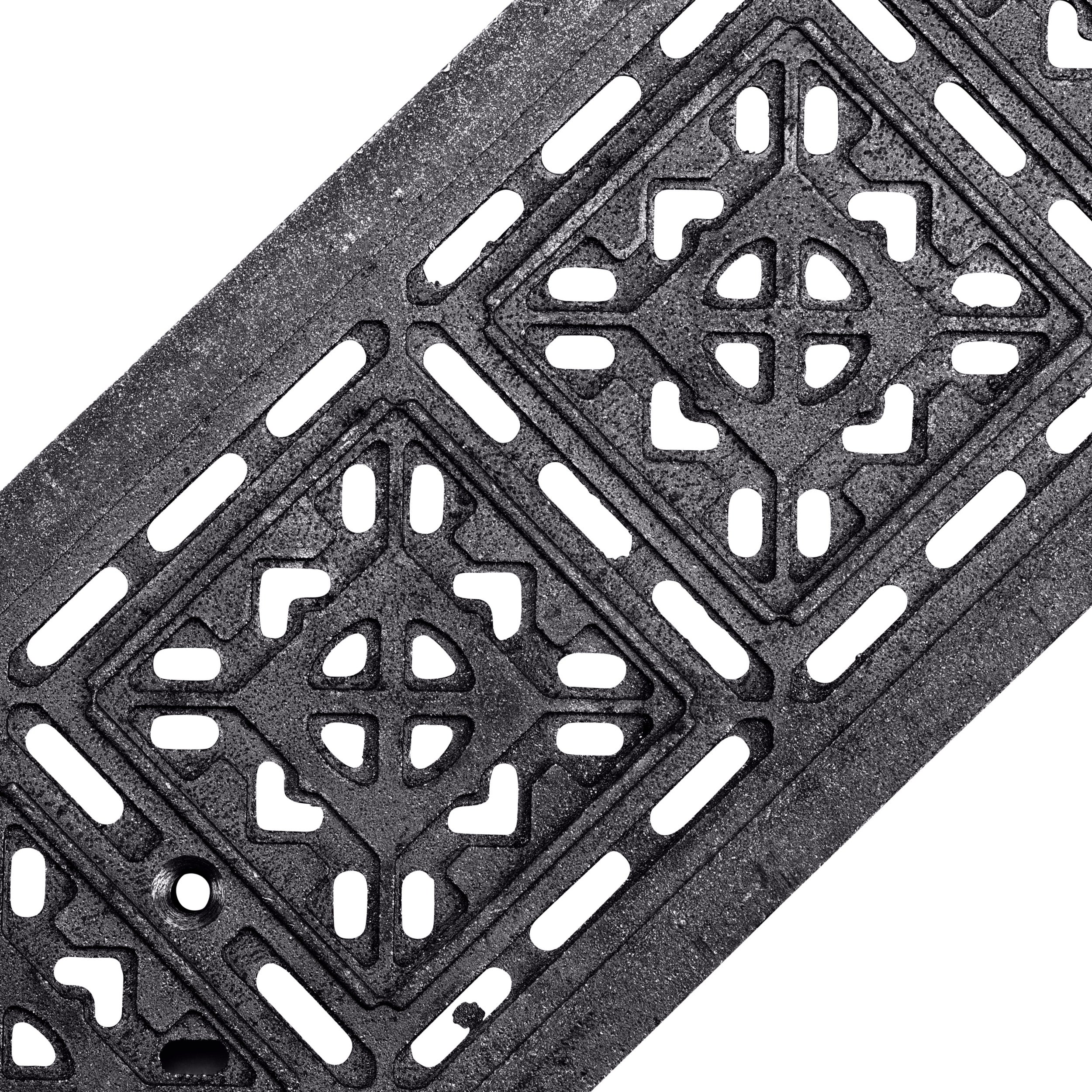 NDS DS-603 - 2FT Raw Deco Tile Drain Grate