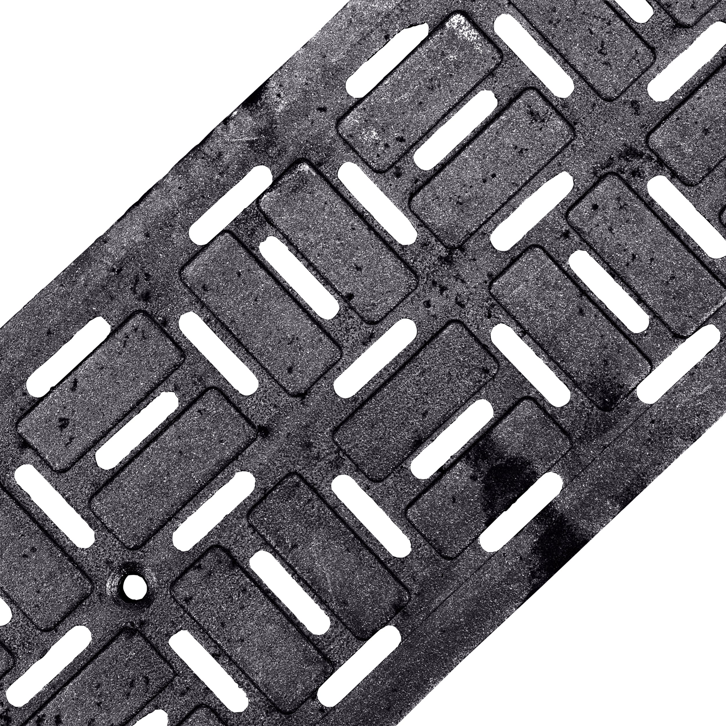 NDS DS-604 - 2FT Raw Deco Brick Drain Grate